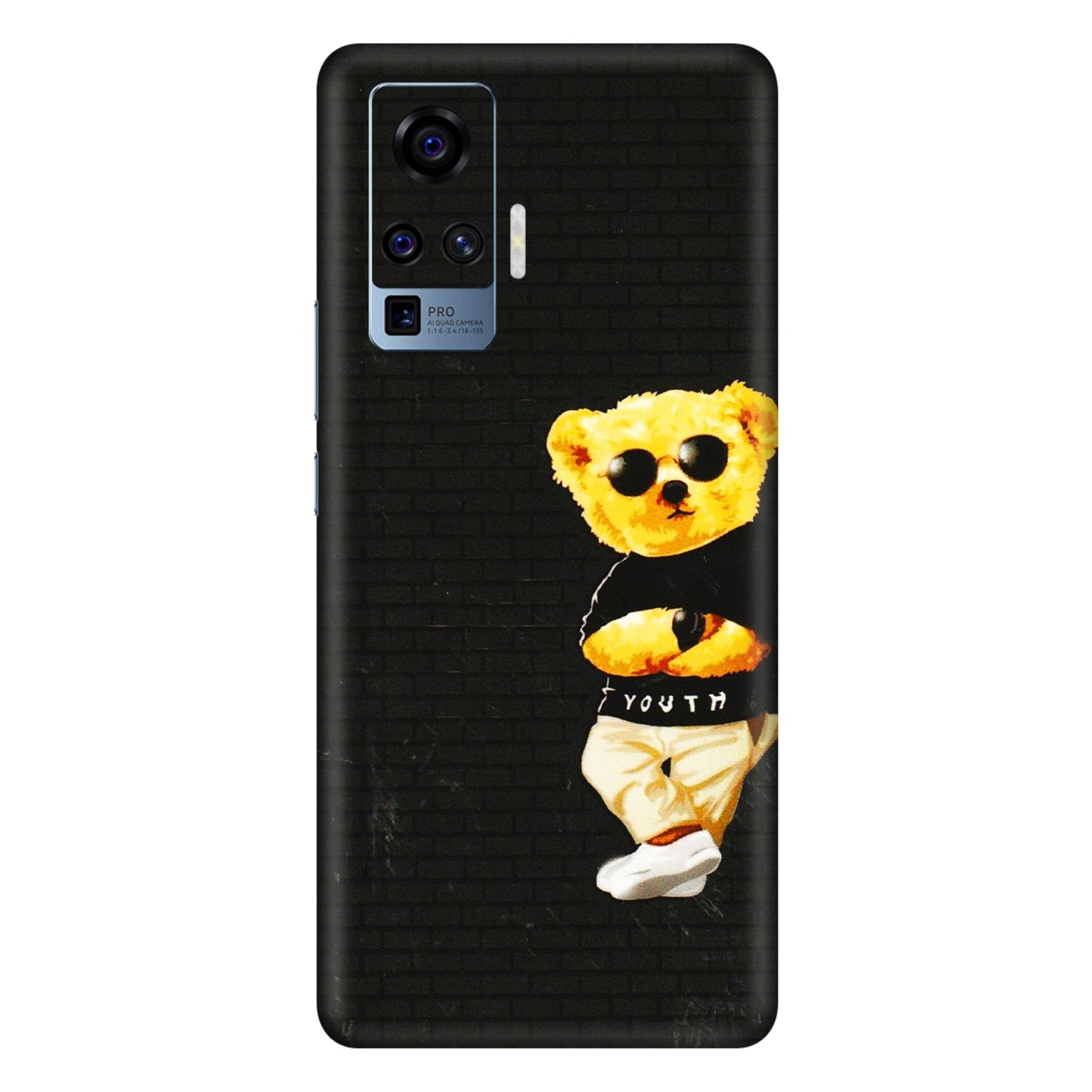 VIVO Z/V/X/T/U/S Series Phone Skins (All Models) - Classy Teddy Bear - 3D Embossed Finish (L-116) Vivo X50 Pro