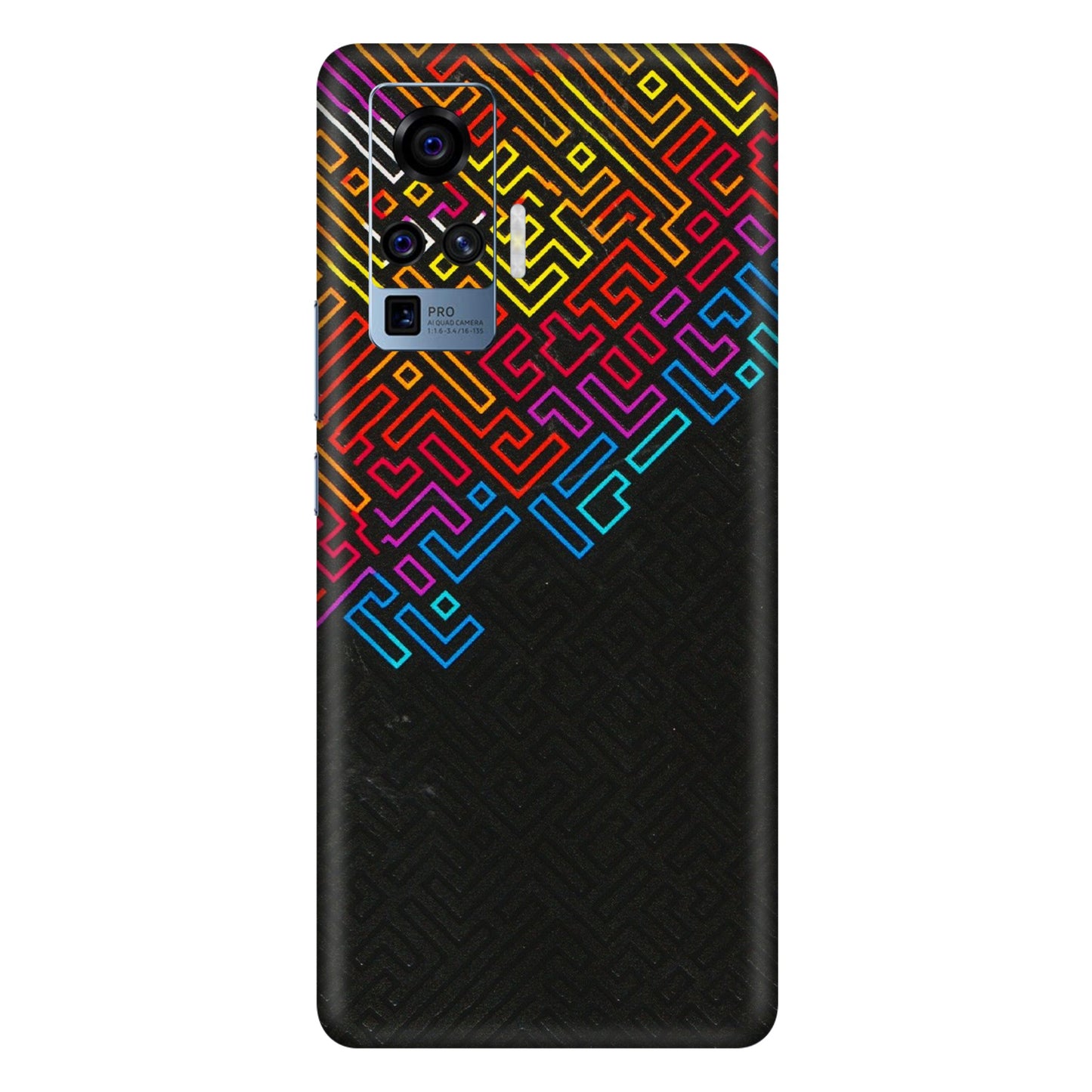VIVO Z/V/X/T/U/S Series Phone Skins (All Models) - Dotme Pattern Art - 3D Embossed Finish (L-121) Vivo X50 Pro
