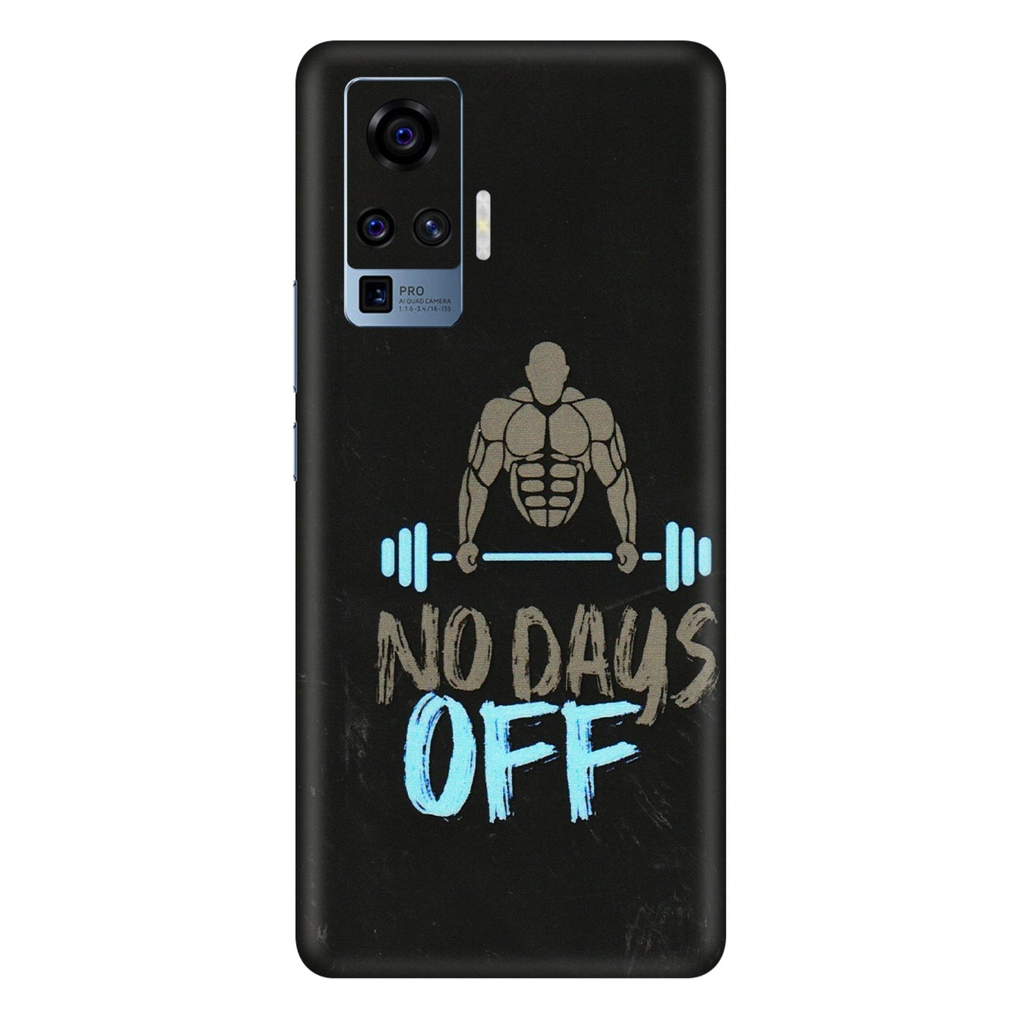 VIVO Z/V/X/T/U/S Series Phone Skins (All Models) - Gym Lover - 3D Embossed Finish (L-127) Vivo X50 Pro