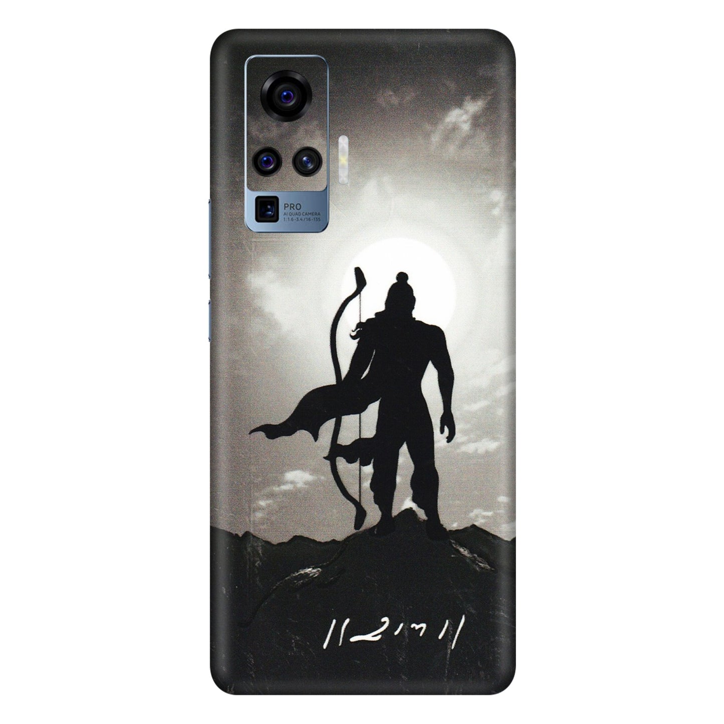 VIVO Z/V/X/T/U/S Series Phone Skins (All Models) - Jai Siya Ram - 3D Embossed Finish (L-200) Vivo X50 Pro