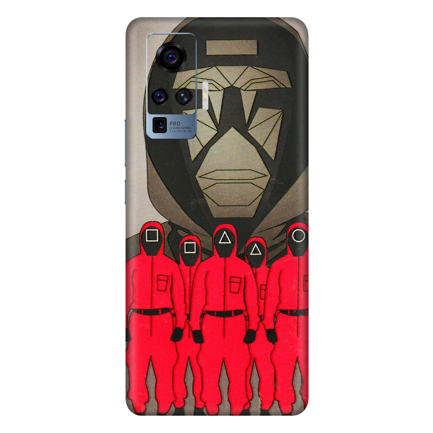 VIVO Z/V/X/T/U/S Series Phone Skins (All Models) - Squid Game Hero - 3D Embossed Finish (L-245) Vivo X50 Pro