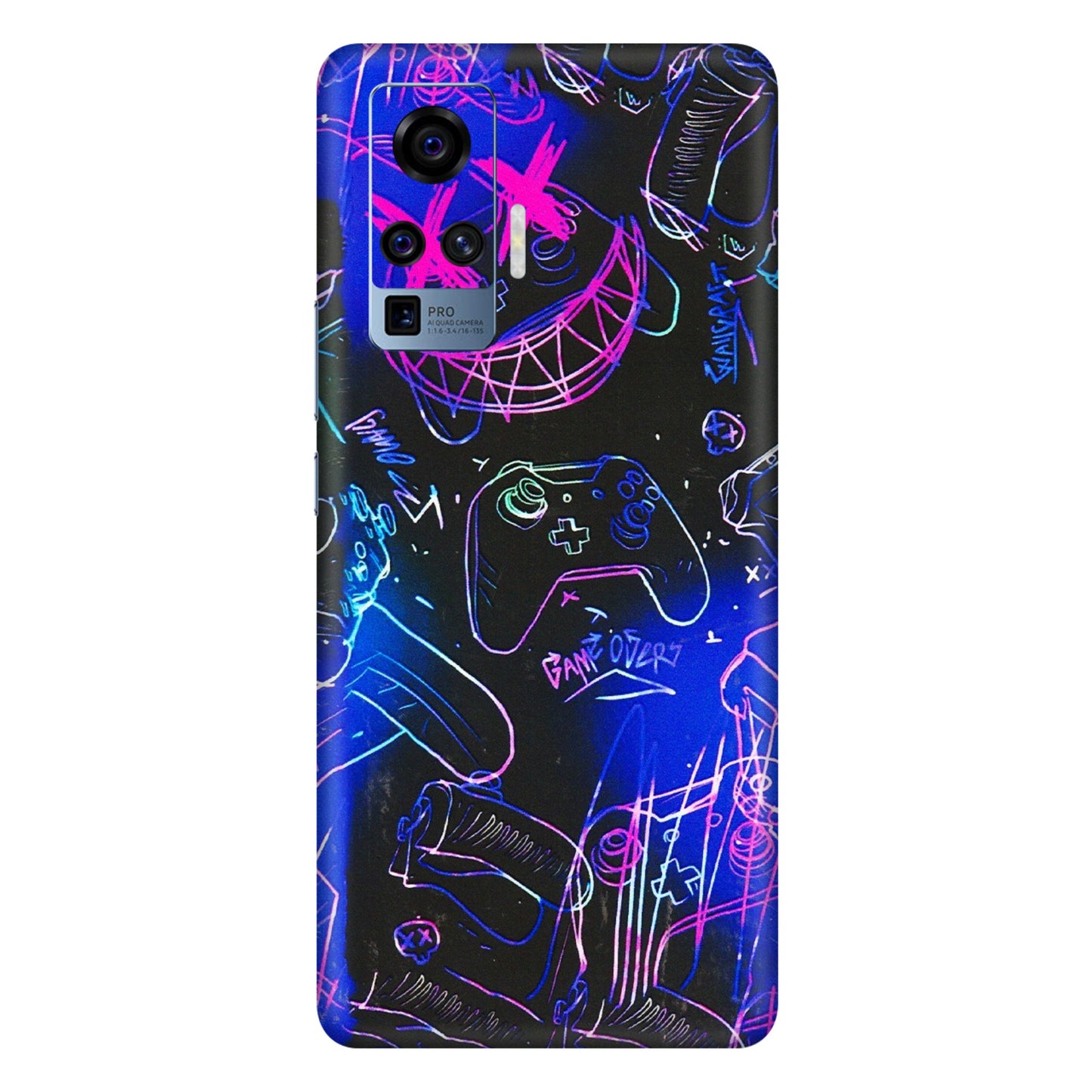 VIVO Z/V/X/T/U/S Series Phone Skins (All Models) - Gamers Paradise - 3D Embossed Finish (L-258) Vivo X50 Pro