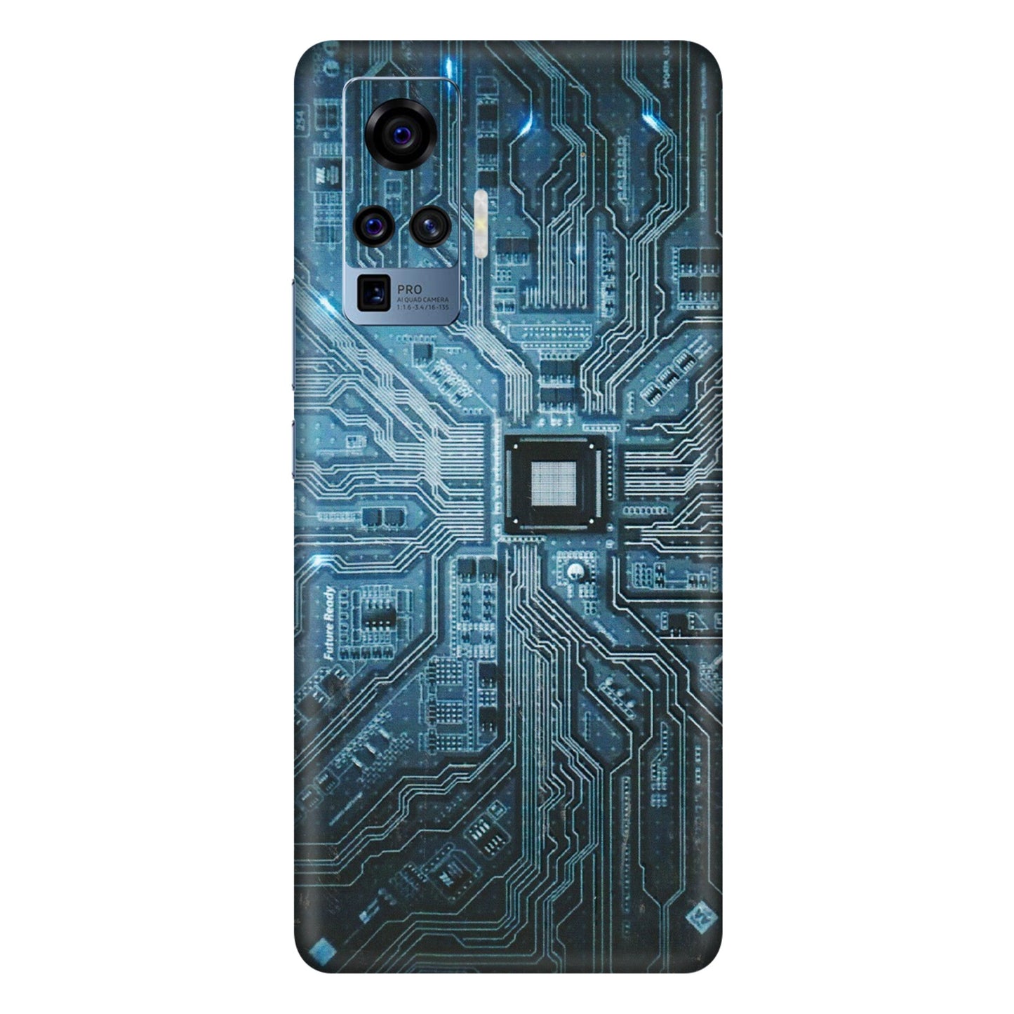 VIVO Z/V/X/T/U/S Series Phone Skins (All Models) - Original Circuit - 3D Embossed Finish (L-267) Vivo X50 Pro
