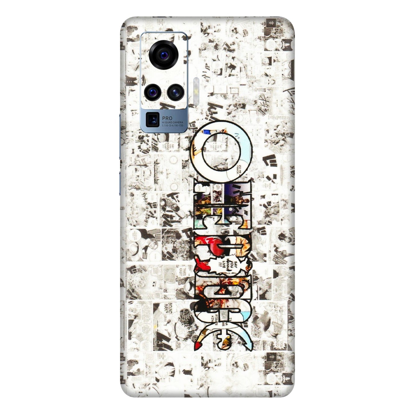 VIVO Z/V/X/T/U/S Series Phone Skins (All Models) - One Piece Manga - 3D Embossed Finish (L-26) Vivo X50 Pro