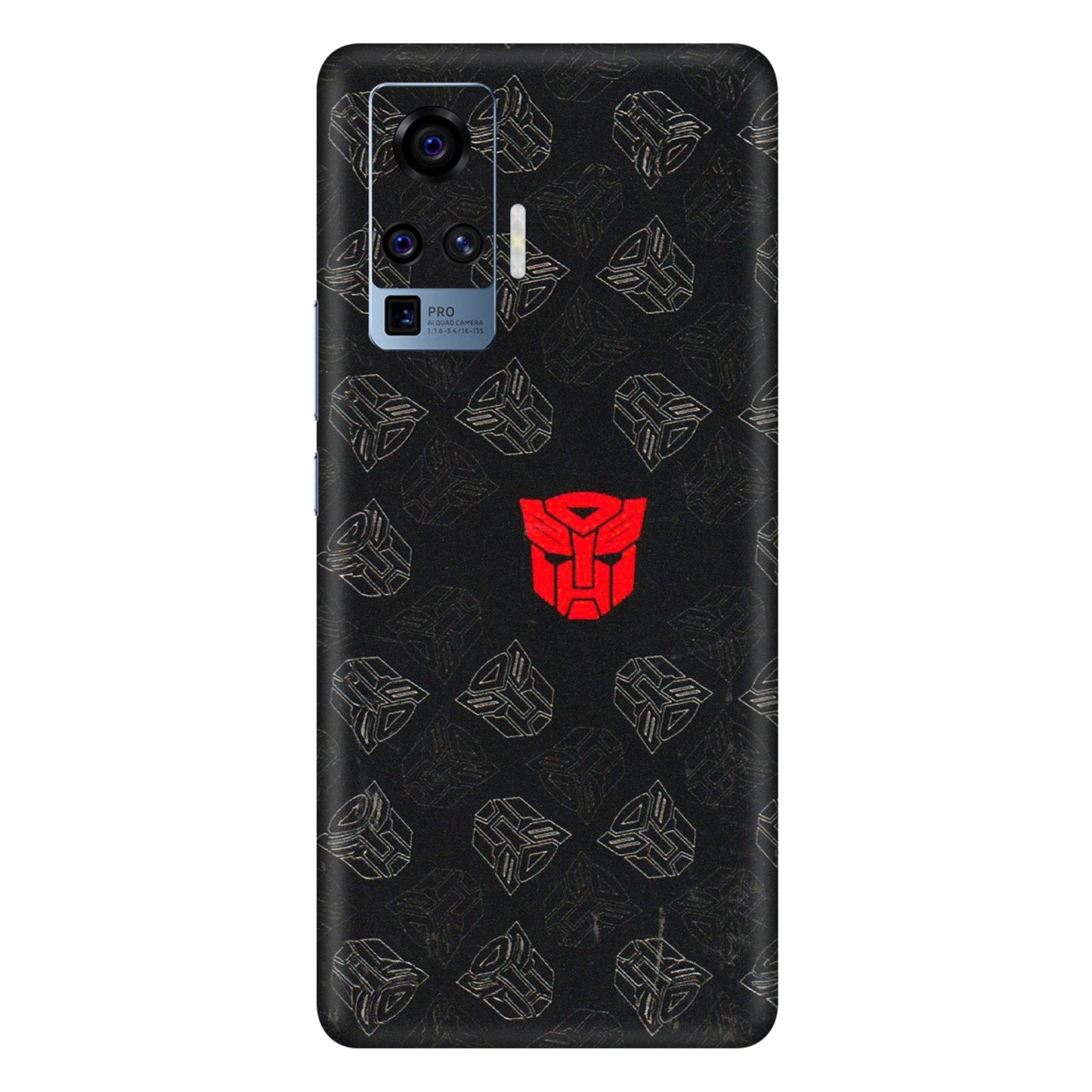 VIVO Z/V/X/T/U/S Series Phone Skins (All Models) - Transformers Devastation - 3D Embossed Finish (L-301) Vivo X50 Pro