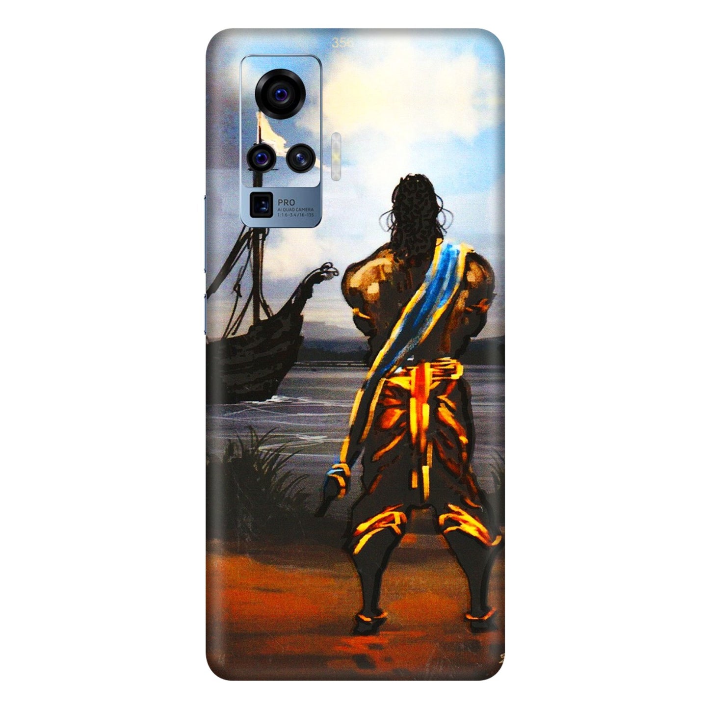 VIVO Z/V/X/T/U/S Series Phone Skins (All Models) - Heavenly God Figure - 3D Embossed Finish (L-34) Vivo X50 Pro