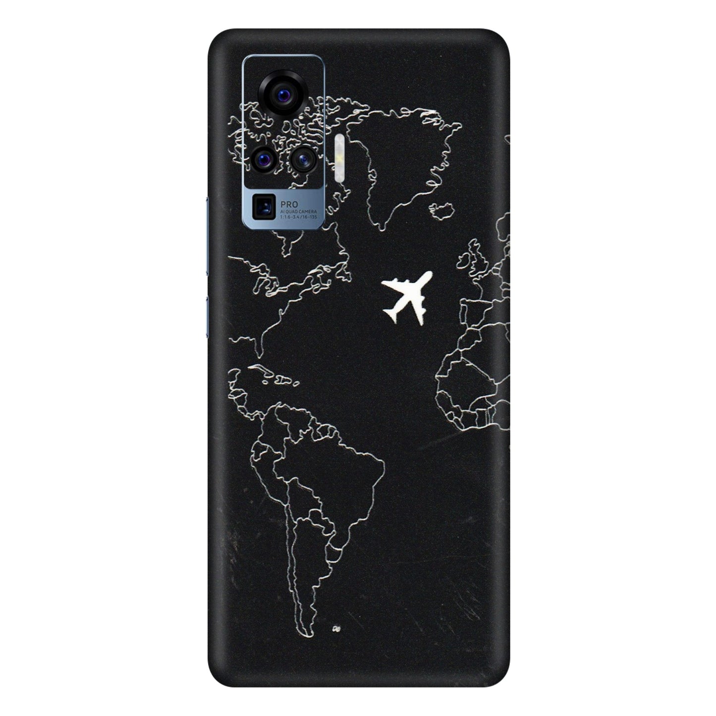 VIVO Z/V/X/T/U/S Series Phone Skins (All Models) - Never Ending Travel - 3D Embossed Finish (L-79) Vivo X50 Pro