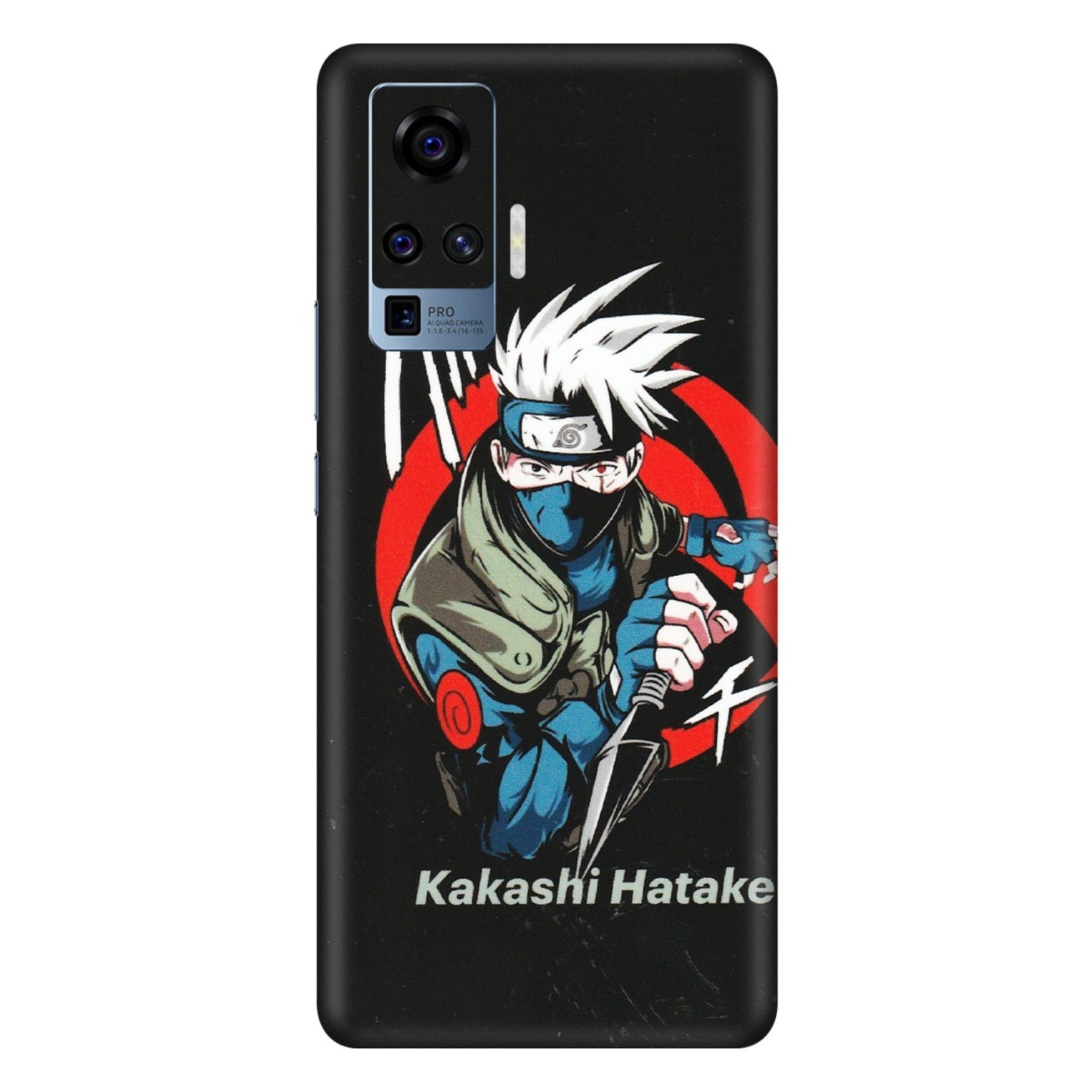 VIVO Z/V/X/T/U/S Series Phone Skins (All Models) - Naruto Kakashi Hatake Killer - Matte Finish (M-114) Vivo X50 Pro