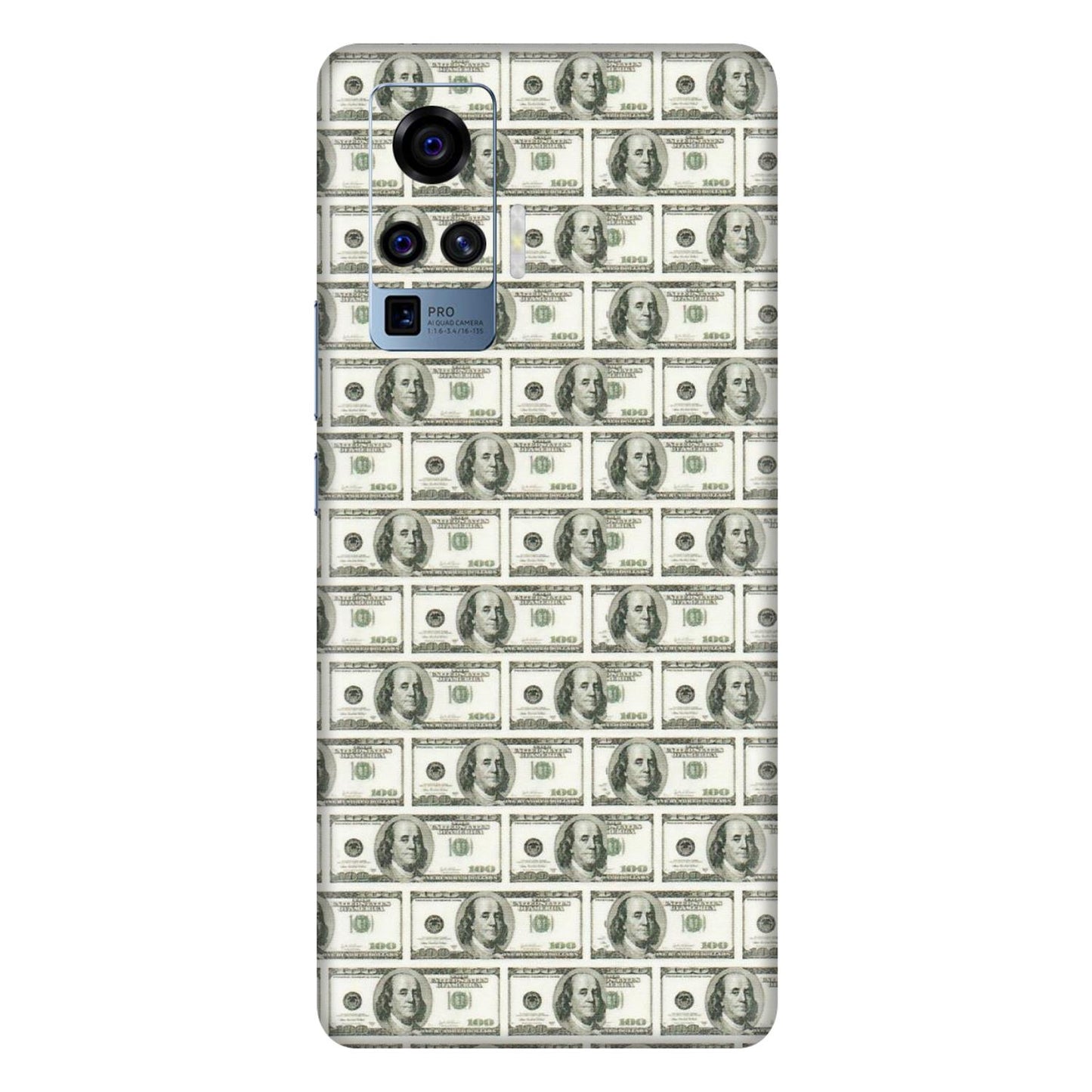 VIVO Z/V/X/T/U/S Series Phone Skins (All Models) - I Love Dollars - Matte Finish (M-40) Vivo X50 Pro
