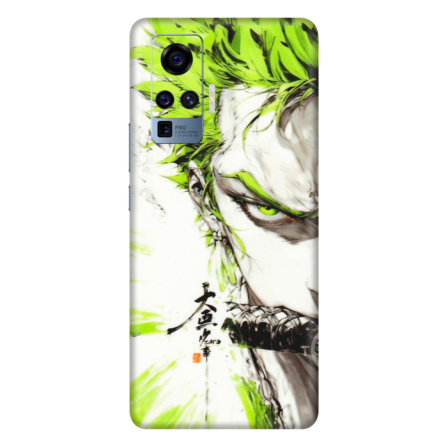 VIVO Z/V/X/T/U/S Series Phone Skins (All Models) - Roro Taku Anime - Transparent Finish (T-18) Vivo X50 Pro
