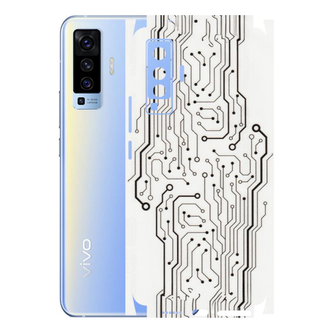 VIVO Z/V/X/T/U/S Series Phone Skins (All Models) - Tech Circuits - Transparent Finish (T-03) Vivo X50