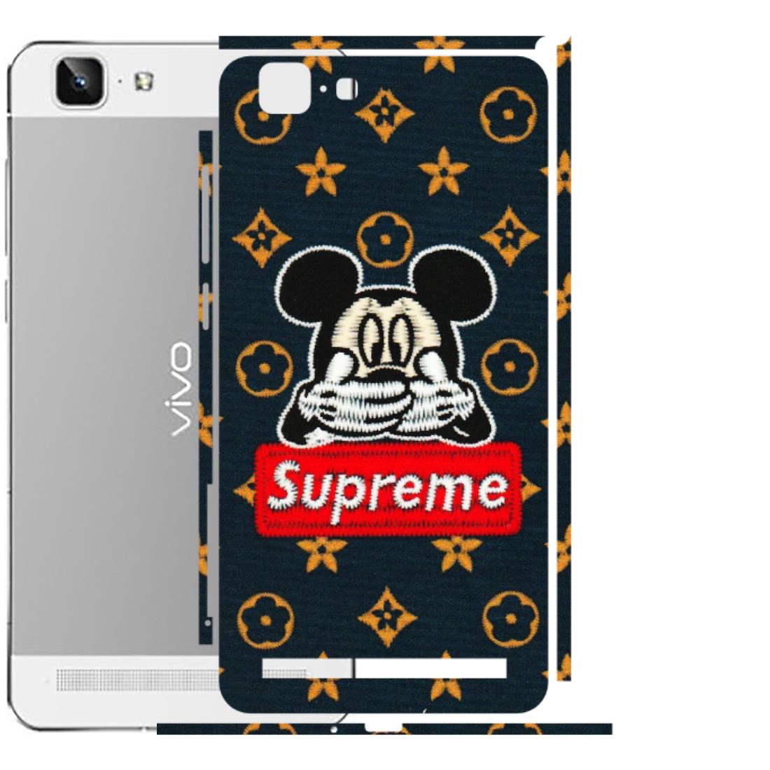 VIVO Z/V/X/T/U/S Series Phone Skins (All Models) - Mickey Supreme - Matte Finish (M-83) Vivo X5 Max