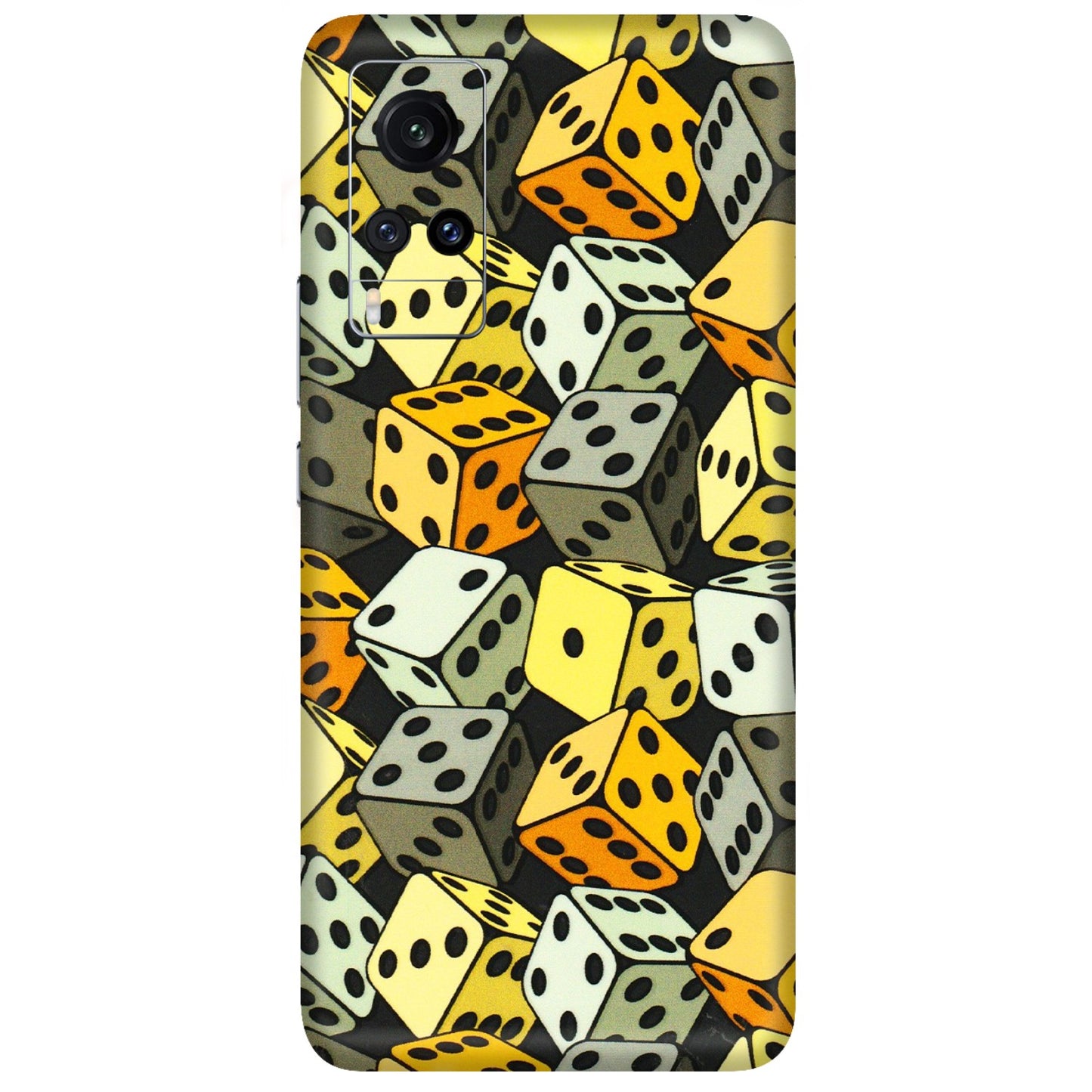 VIVO Z/V/X/T/U/S Series Phone Skins (All Models) - Dices Of Life - 3D Embossed Finish (L-04) Vivo X60
