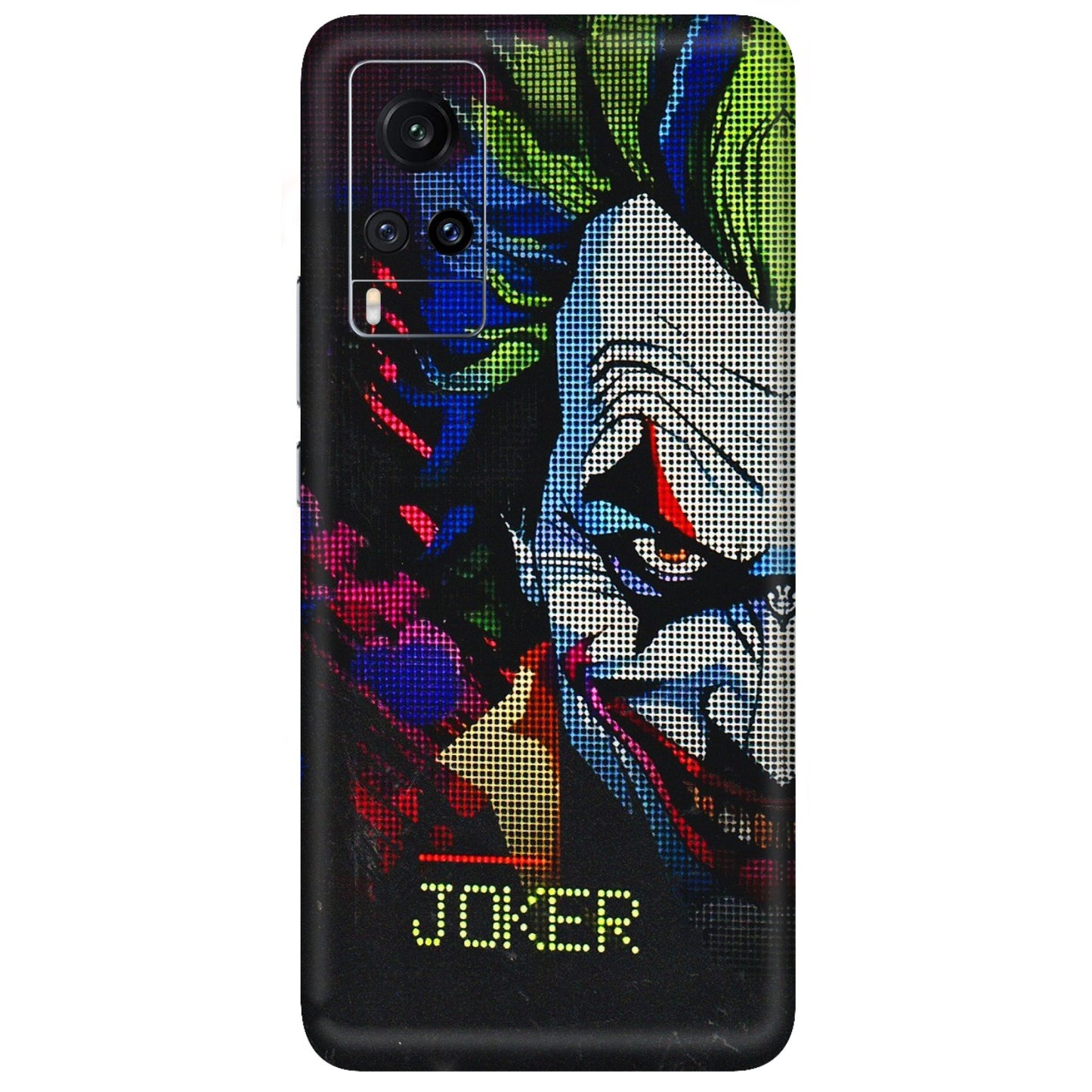 VIVO Z/V/X/T/U/S Series Phone Skins (All Models) - Joker Dot Matrix - 3D Embossed Finish (L-08) Vivo X60