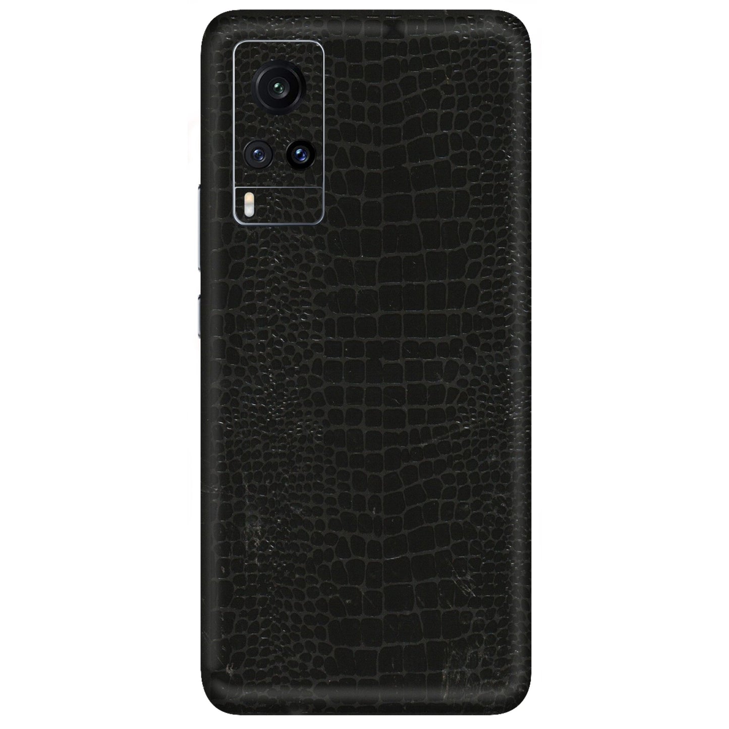 VIVO Z/V/X/T/U/S Series Phone Skins (All Models) - Snake Leather Black - 3D Embossed Finish (L-107) Vivo X60