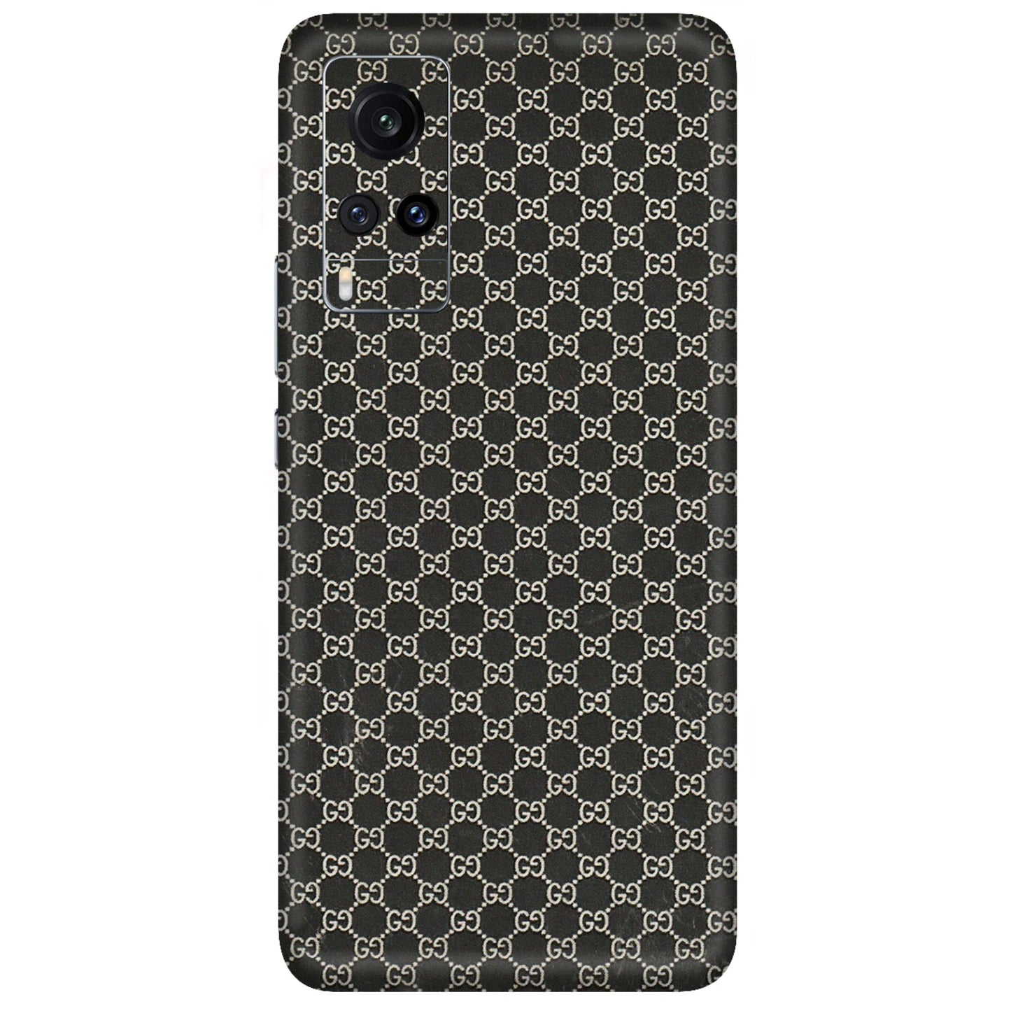VIVO Z/V/X/T/U/S Series Phone Skins (All Models) - Black G Print - 3D Embossed Finish (L-109) Vivo X60