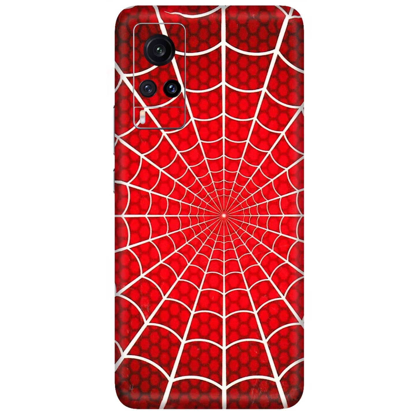 VIVO Z/V/X/T/U/S Series Phone Skins (All Models) - Classic Spidey Web - 3D Embossed Finish (L-115) Vivo X60
