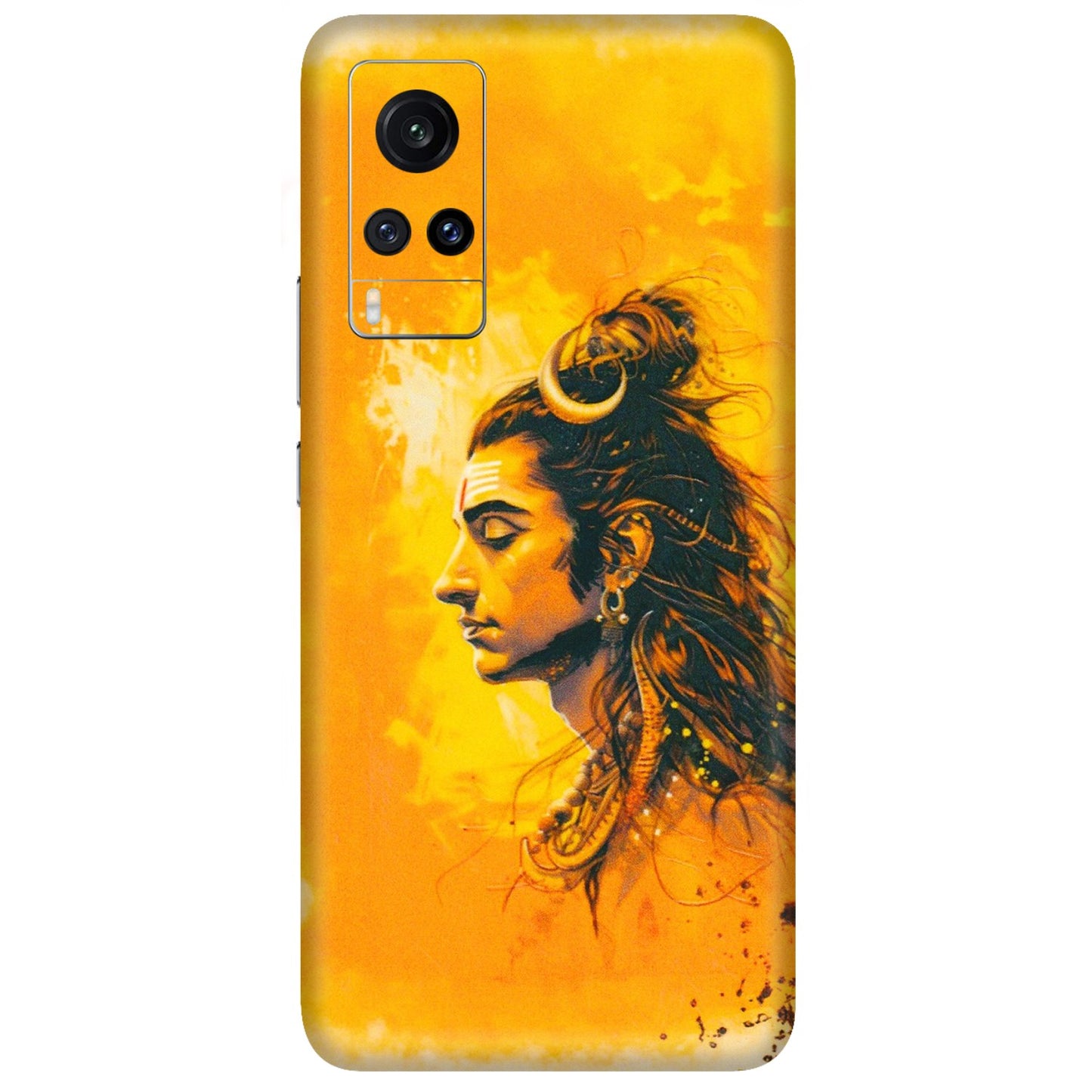 VIVO Z/V/X/T/U/S Series Phone Skins (All Models) - Shiv Shakti - 3D Embossed Finish (L-14) Vivo X60