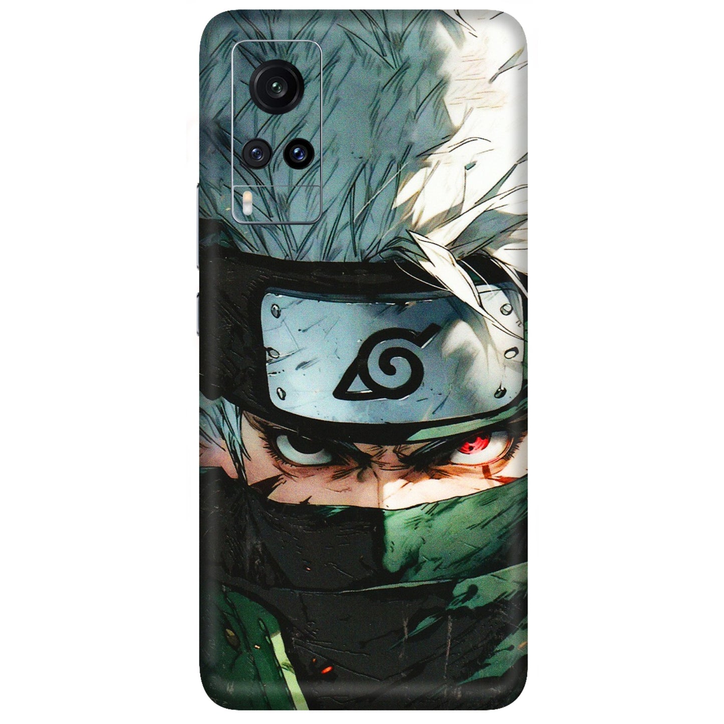 VIVO Z/V/X/T/U/S Series Phone Skins (All Models) - Kakashi Red Eye Focus - 3D Embossed Finish (L-227) Vivo X60