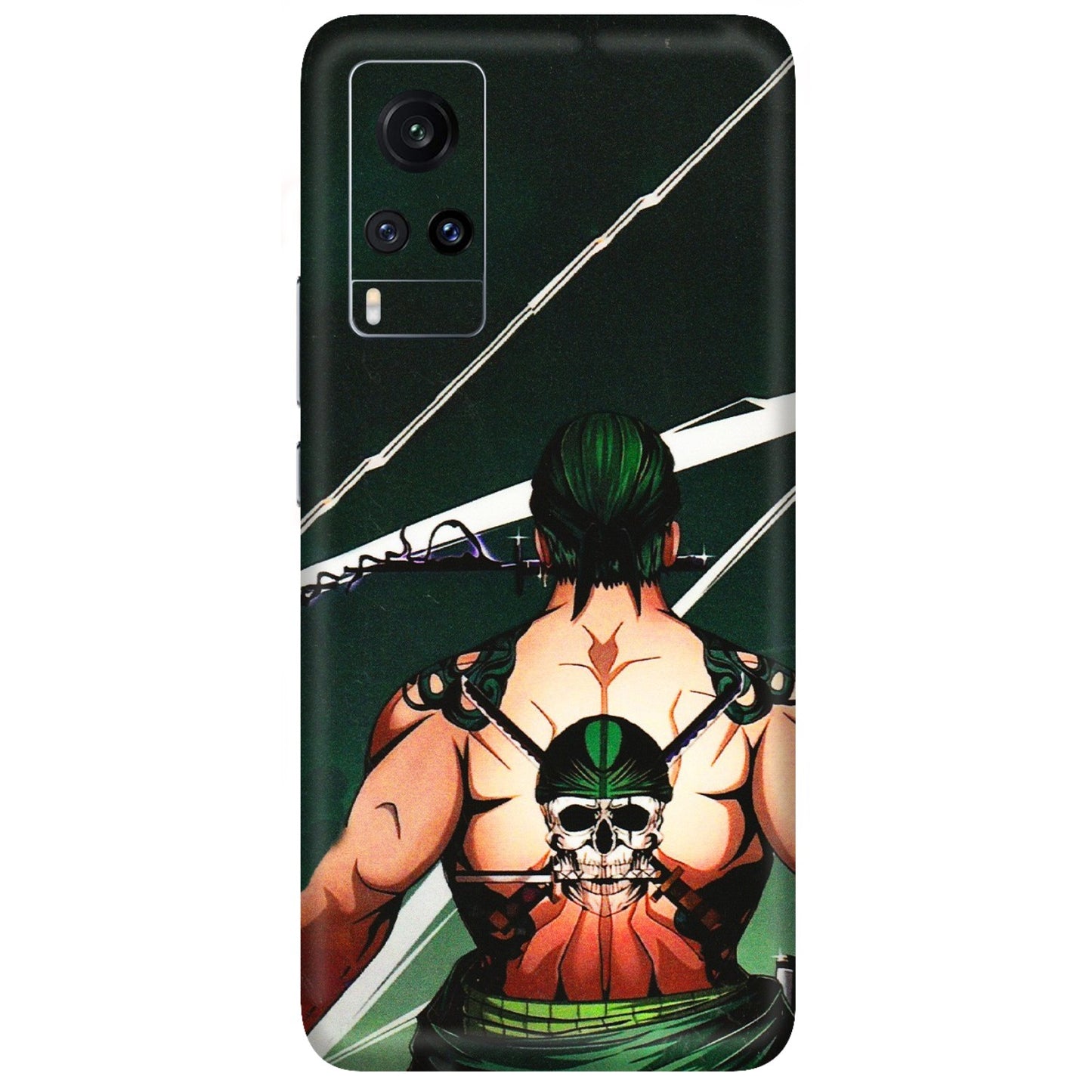 VIVO Z/V/X/T/U/S Series Phone Skins (All Models) - Zoro Anime - 3D Embossed Finish (L-23) Vivo X60