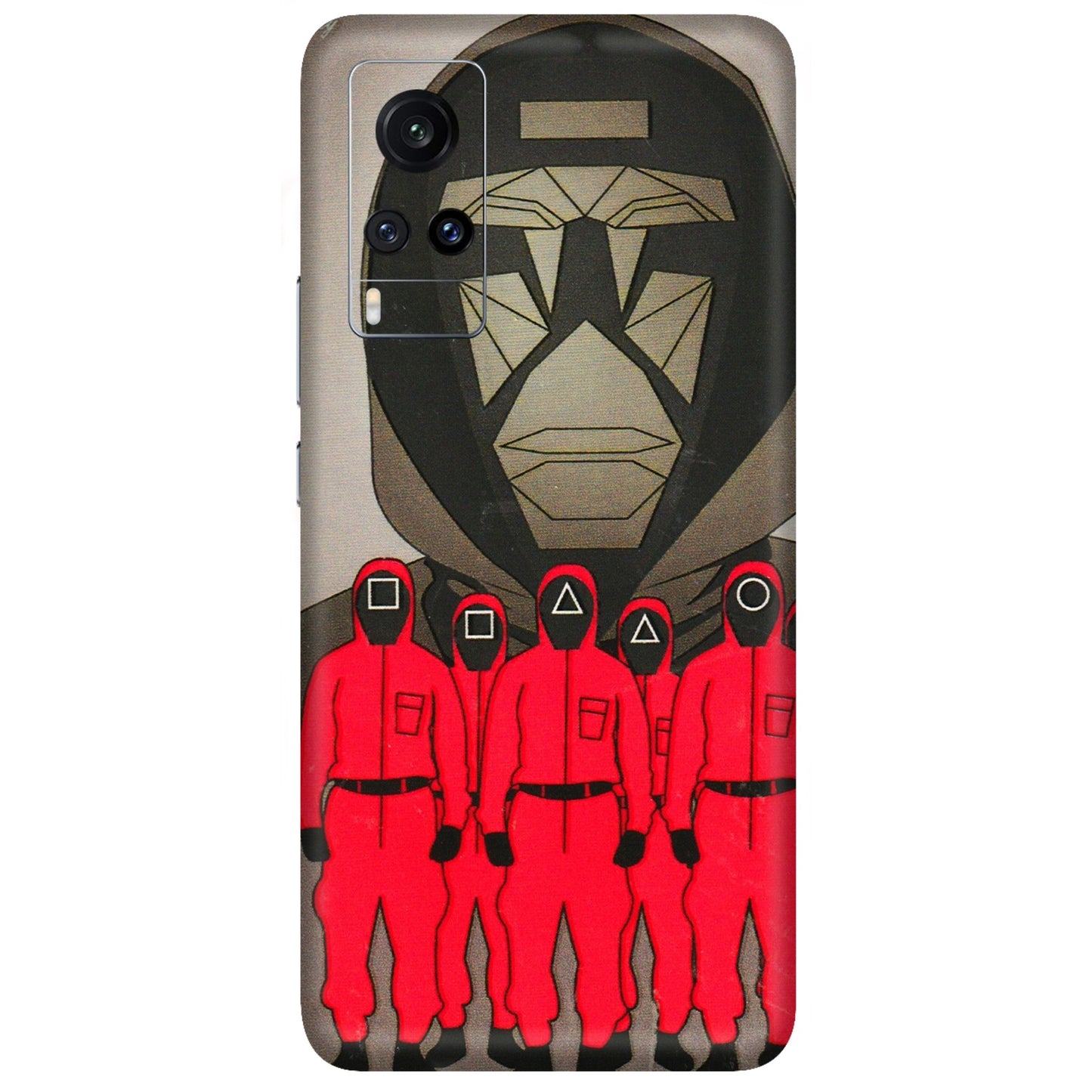 VIVO Z/V/X/T/U/S Series Phone Skins (All Models) - Squid Game Hero - 3D Embossed Finish (L-245) Vivo X60