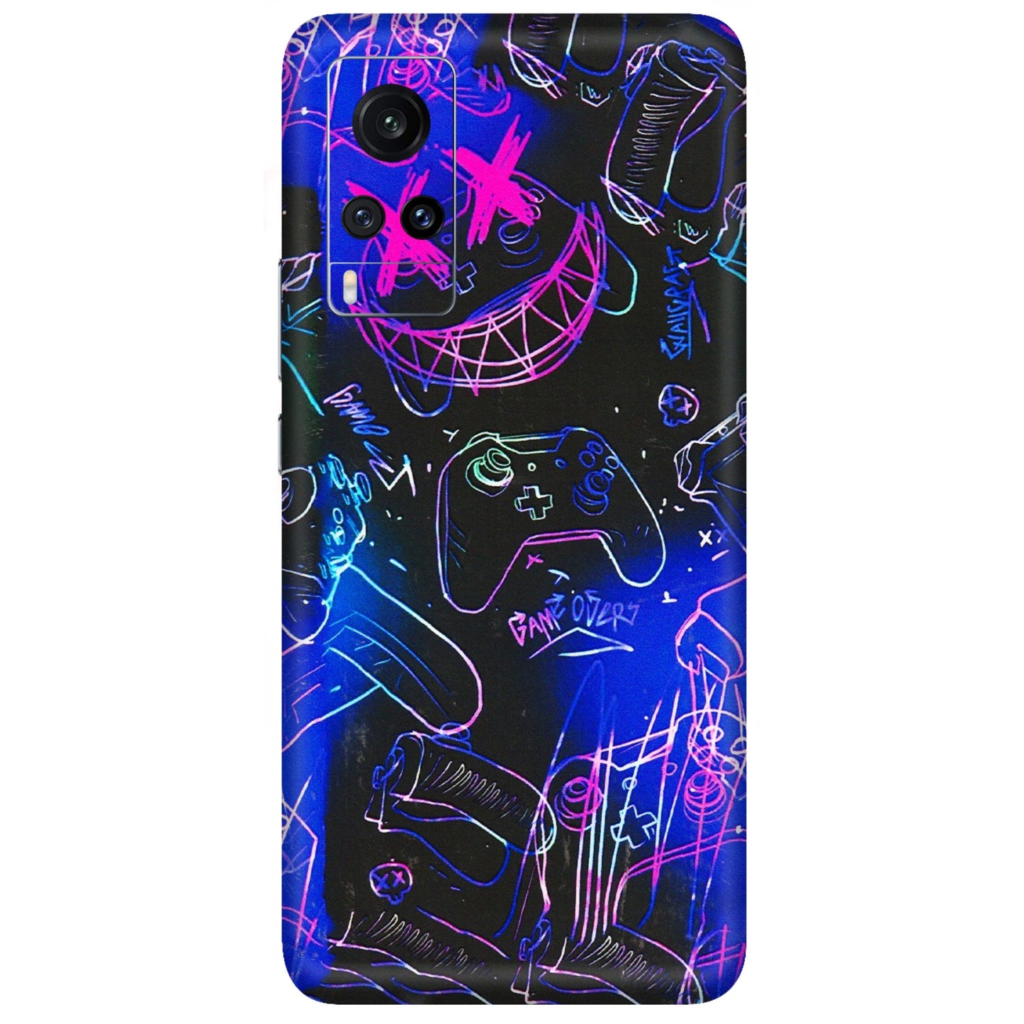 VIVO Z/V/X/T/U/S Series Phone Skins (All Models) - Gamers Paradise - 3D Embossed Finish (L-258) Vivo X60