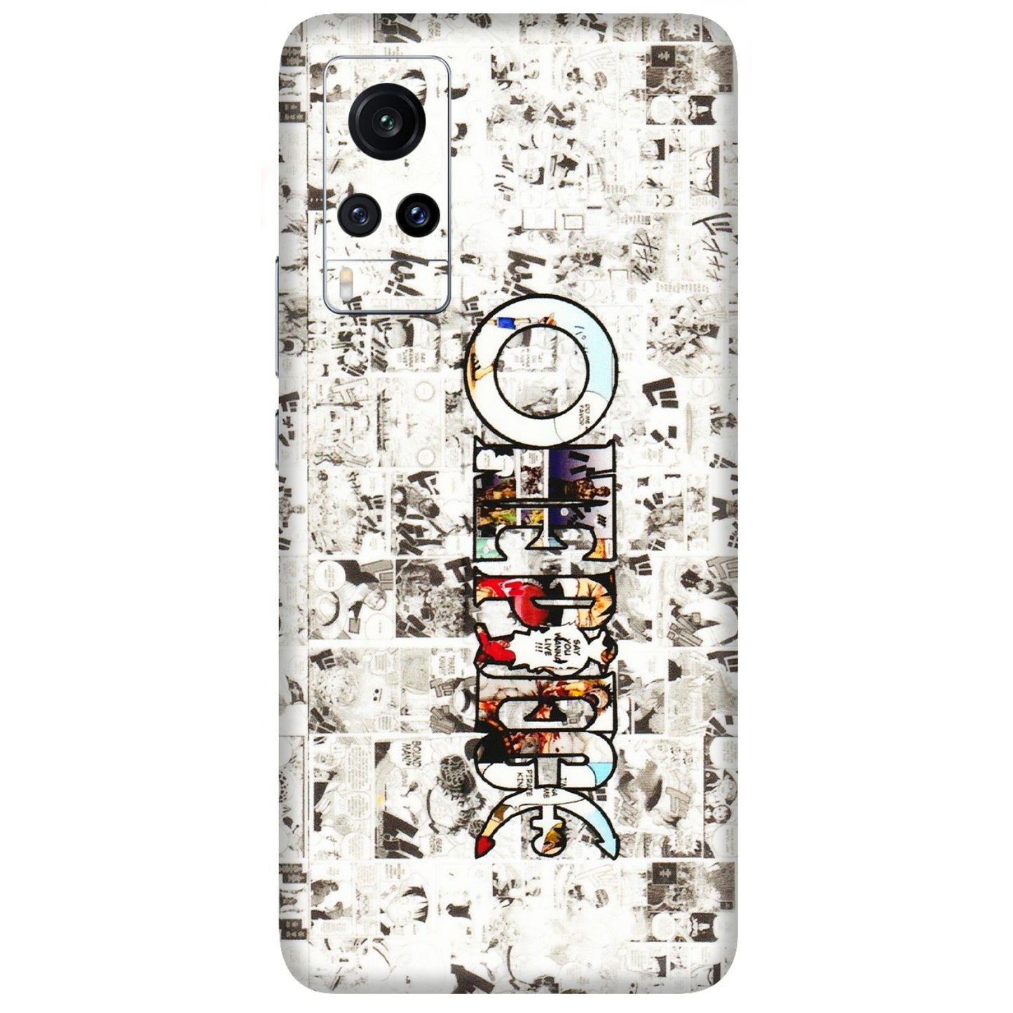 VIVO Z/V/X/T/U/S Series Phone Skins (All Models) - One Piece Manga - 3D Embossed Finish (L-26) Vivo X60