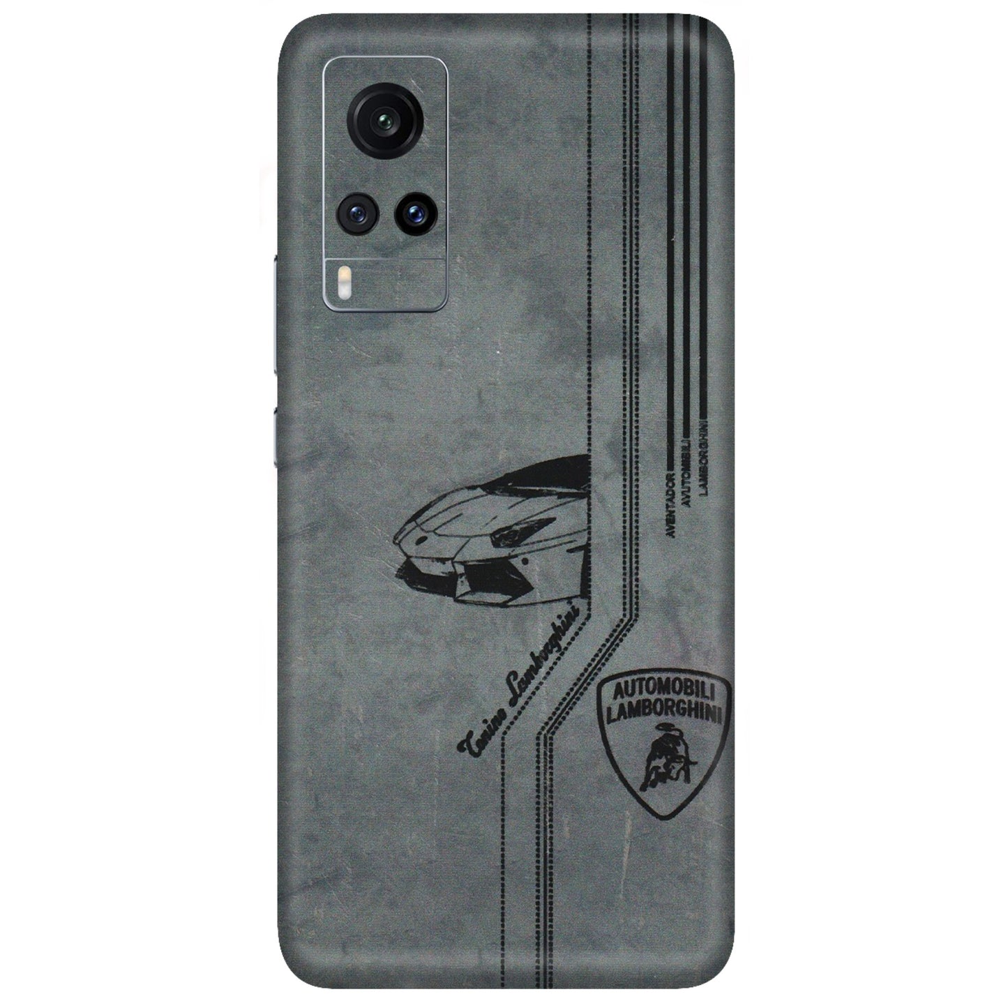 VIVO Z/V/X/T/U/S Series Phone Skins (All Models) - New Lamborgini Aventador - 3D Embossed Finish (L-321) Vivo X60