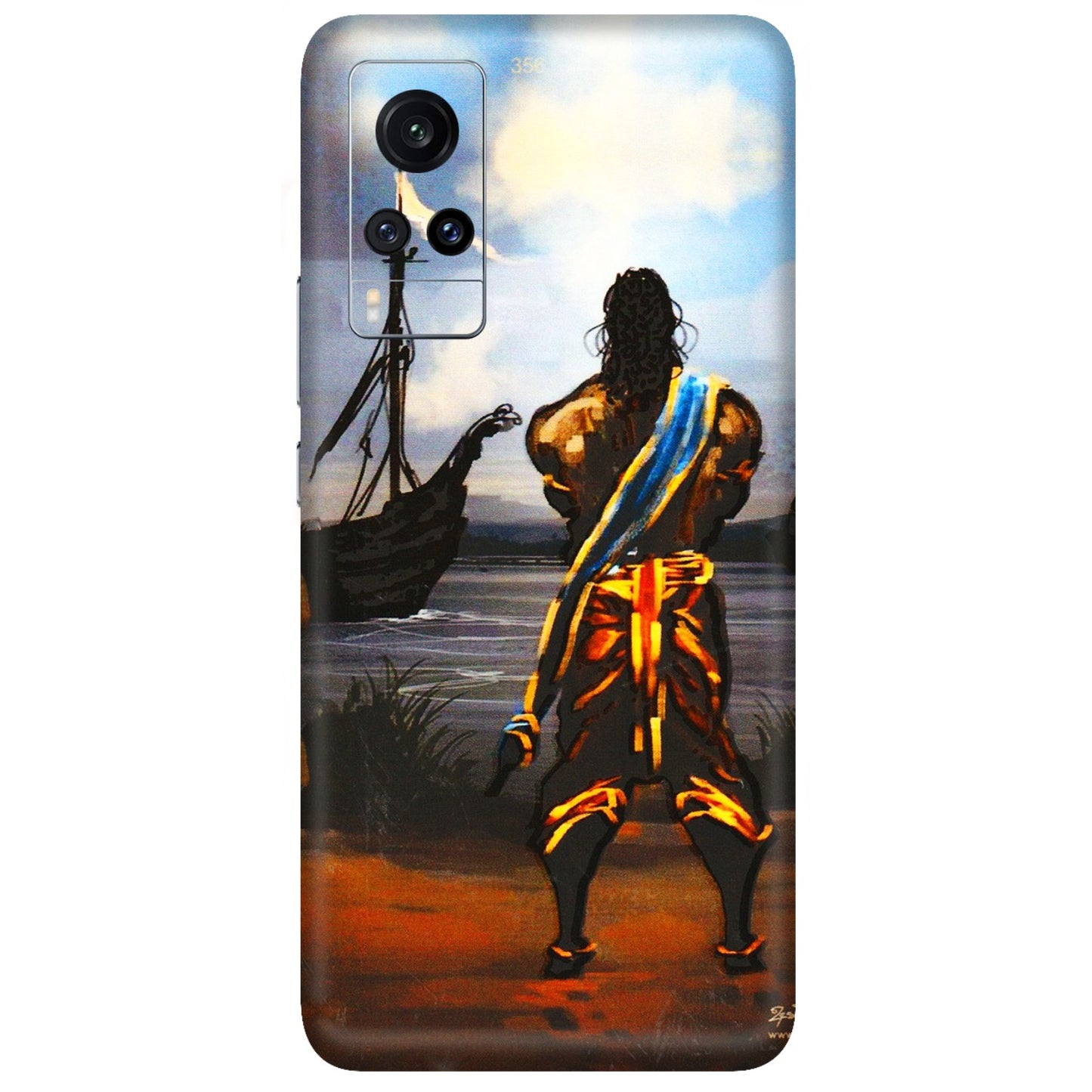 VIVO Z/V/X/T/U/S Series Phone Skins (All Models) - Heavenly God Figure - 3D Embossed Finish (L-34) Vivo X60