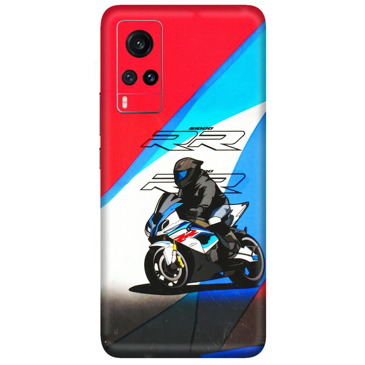 VIVO Z/V/X/T/U/S Series Phone Skins (All Models) - Bikers Love - 3D Embossed Finish (L-58) Vivo X60