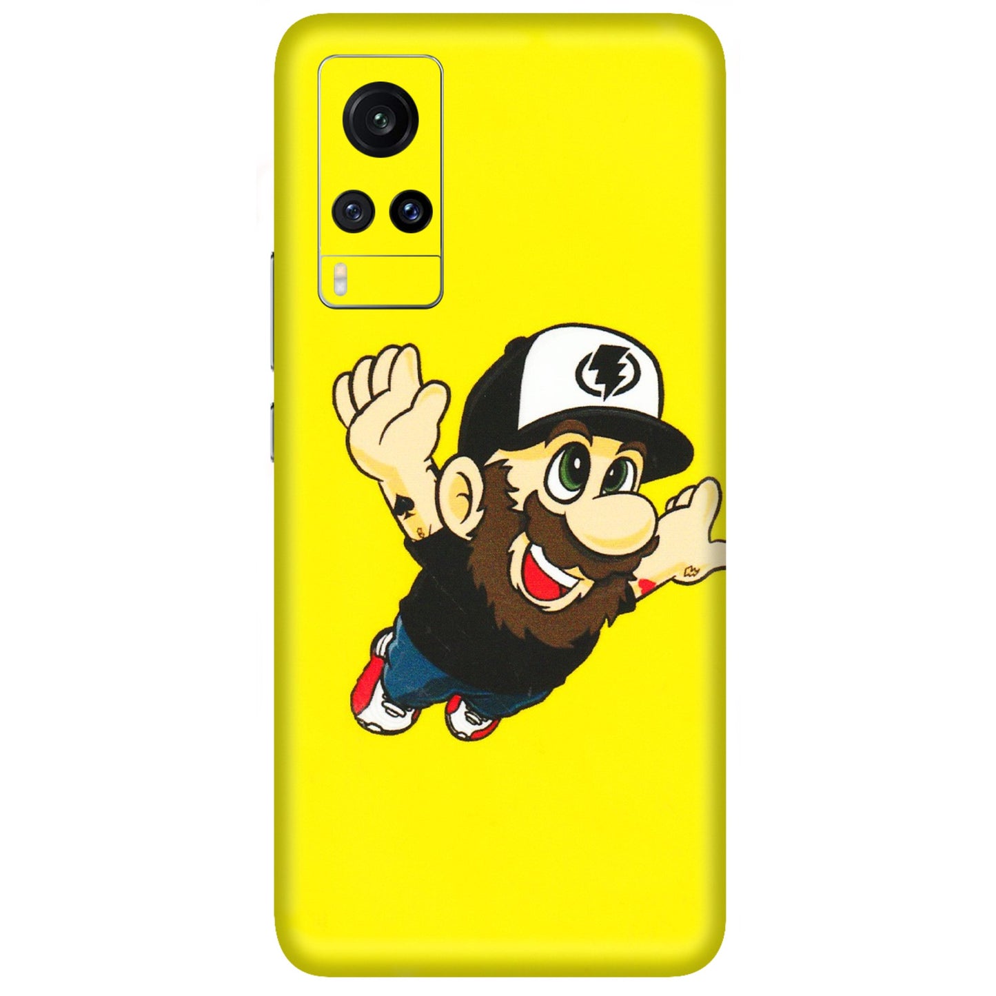 VIVO Z/V/X/T/U/S Series Phone Skins (All Models) - Flying Beardo - 3D Embossed Finish (L-60) Vivo X60