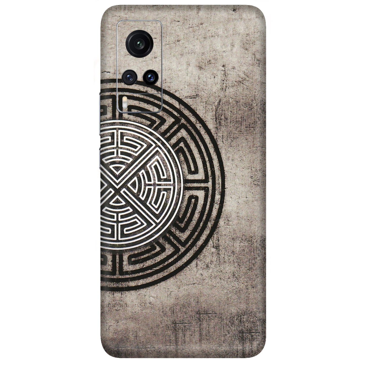 VIVO Z/V/X/T/U/S Series Phone Skins (All Models) - Mysterious Circular Design - 3D Embossed Finish (L-63) Vivo X60