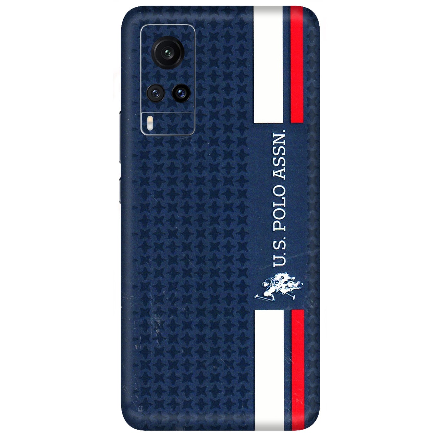 VIVO Z/V/X/T/U/S Series Phone Skins (All Models) - US POLO Designer Brand - 3D Embossed Finish (L-65) Vivo X60
