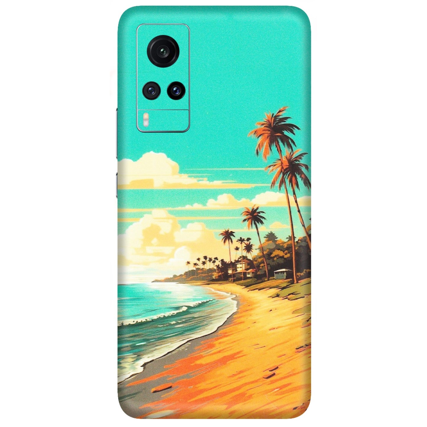 VIVO Z/V/X/T/U/S Series Phone Skins (All Models) - Miami Beach - Matte Finish (M-136) Vivo X60