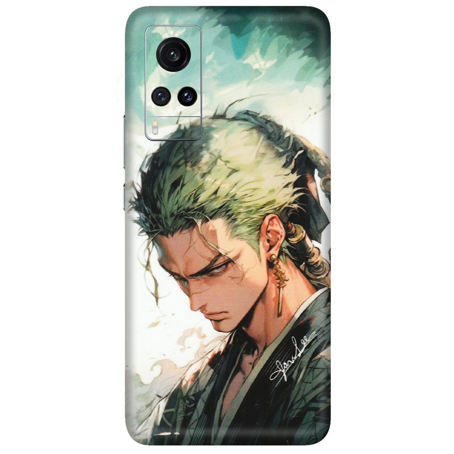 VIVO Z/V/X/T/U/S Series Phone Skins (All Models) - New Roronoa Zoro One Picece Anime - Matte Finish (M-140) Vivo X60