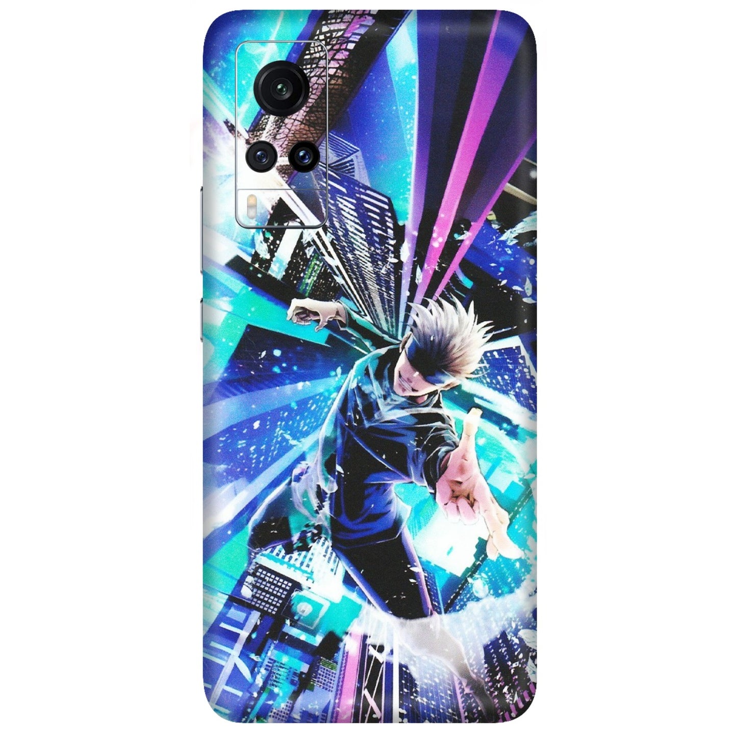 VIVO Z/V/X/T/U/S Series Phone Skins (All Models) - Manga Action Jujustu Kaisen Anime - Matte Finish (M-155) Vivo X60