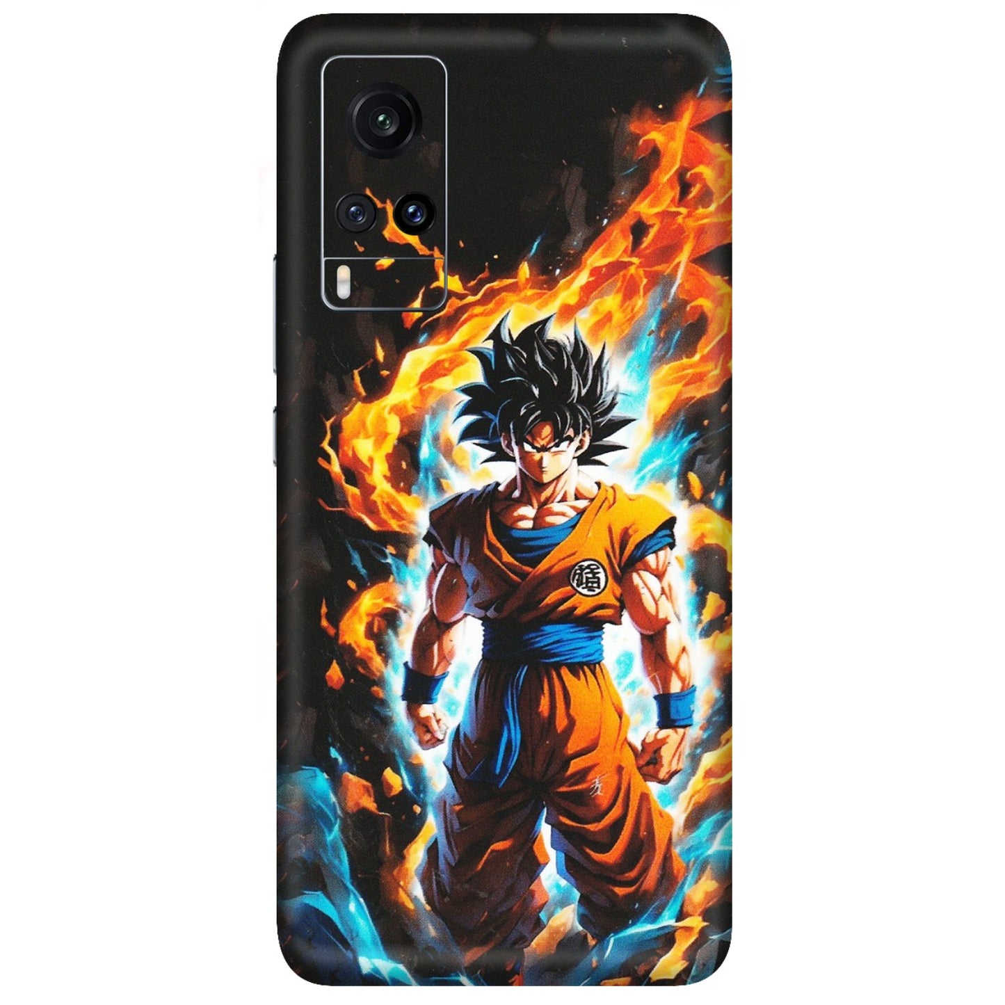 VIVO Z/V/X/T/U/S Series Phone Skins (All Models) - Goku Transformation Anime - Matte Finish (M-159) Vivo X60