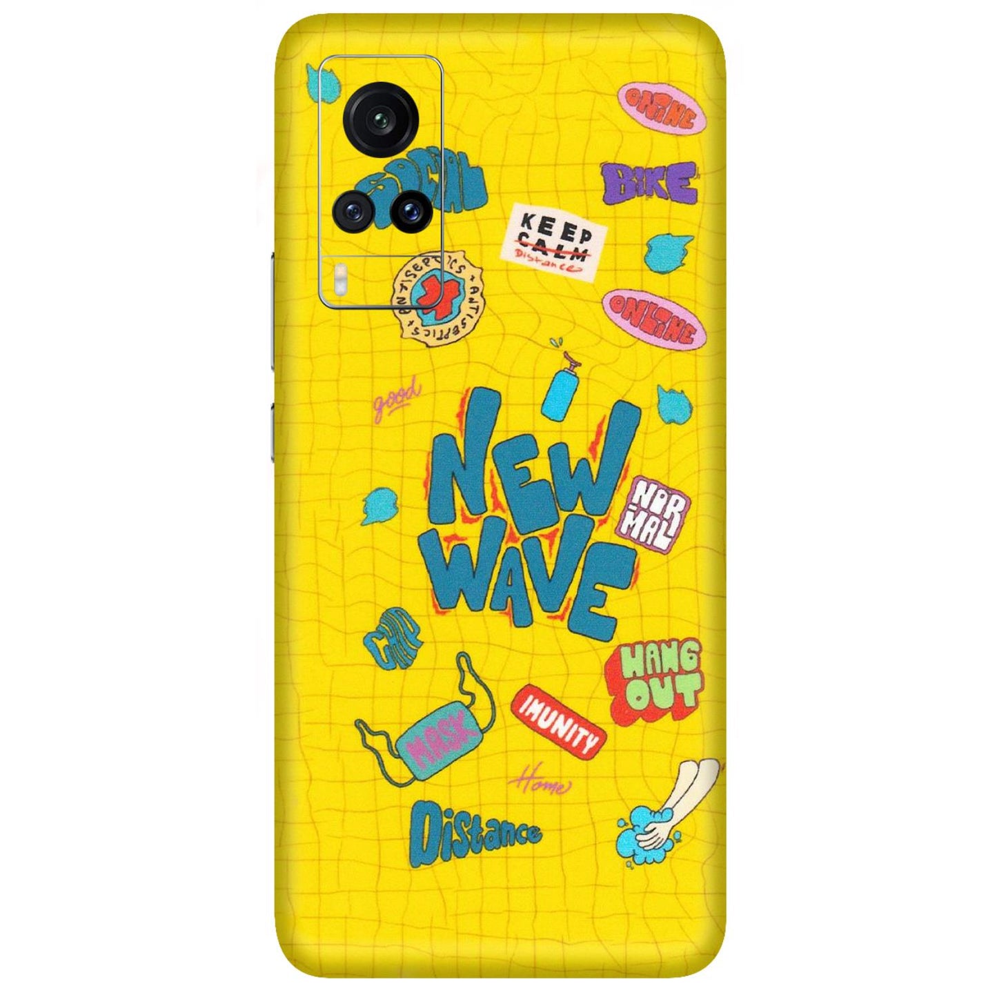 VIVO Z/V/X/T/U/S Series Phone Skins (All Models) - New Wave Life - Matte Finish (M-17) Vivo X60