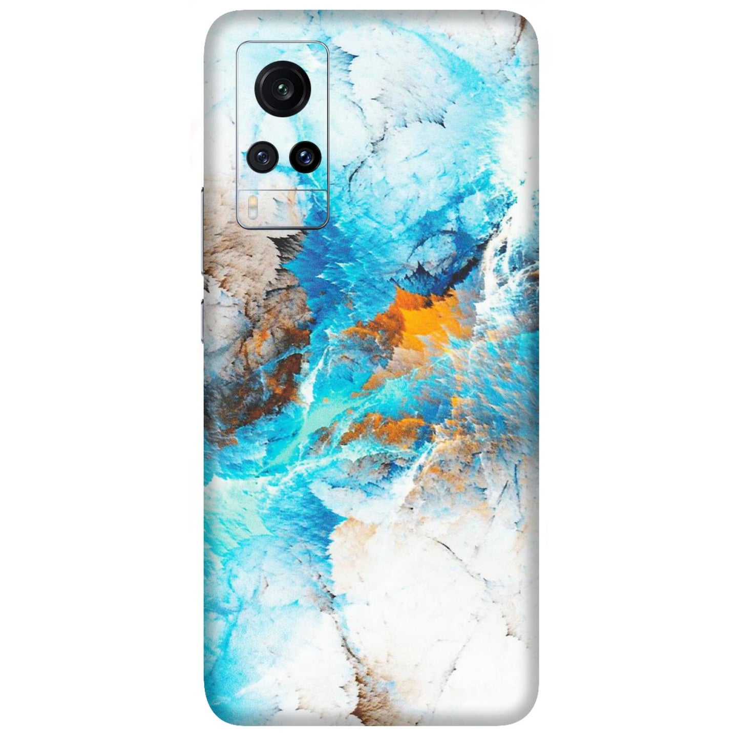 VIVO Z/V/X/T/U/S Series Phone Skins (All Models) - Blue Waves Abstract - Matte Finish (M-19) Vivo X60