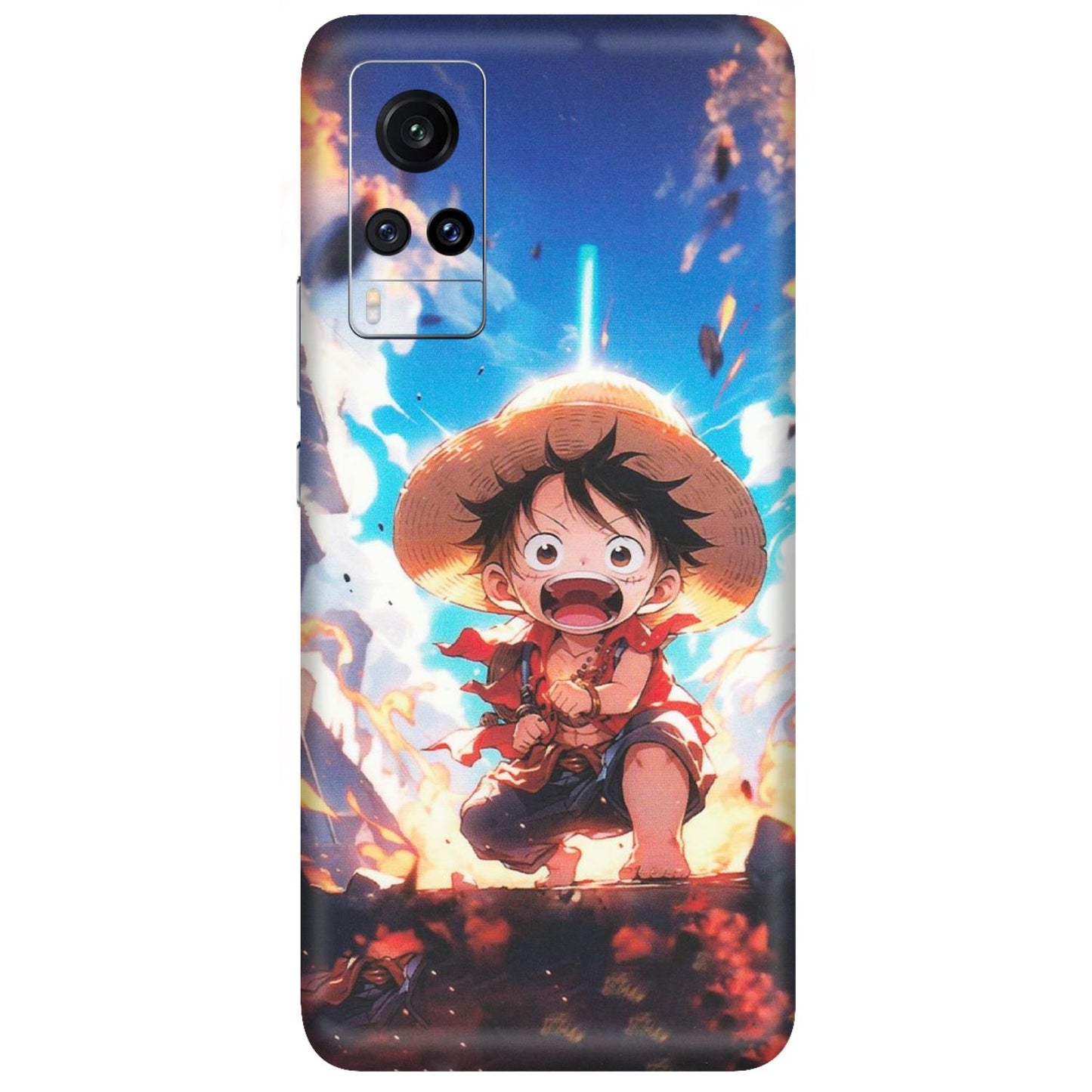 VIVO Z/V/X/T/U/S Series Phone Skins (All Models) - Toon One Piece Cute Character - Matte Finish (M-35) Vivo X60