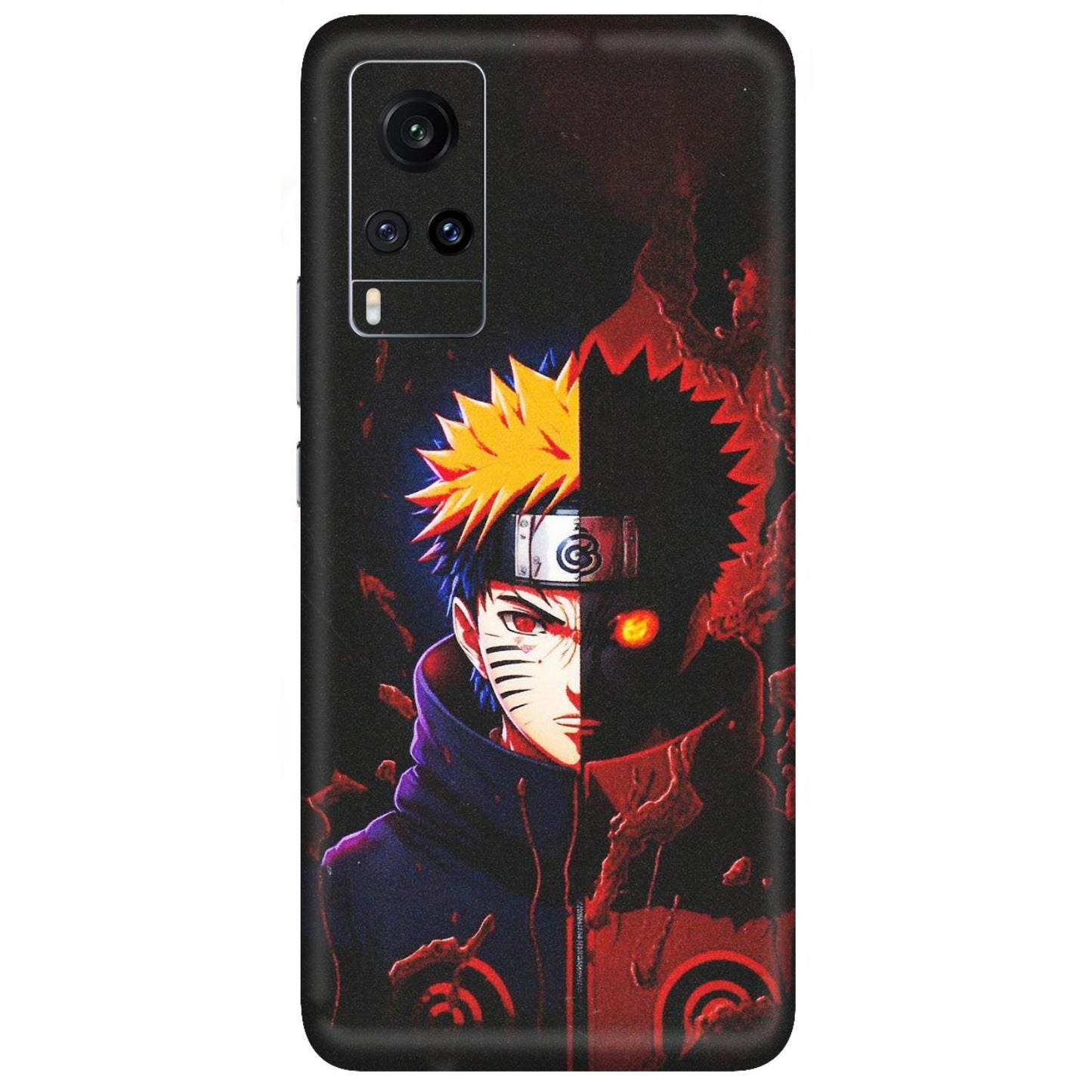 VIVO Z/V/X/T/U/S Series Phone Skins (All Models) - Naruto X Evil - Matte Finish (M-70) Vivo X60