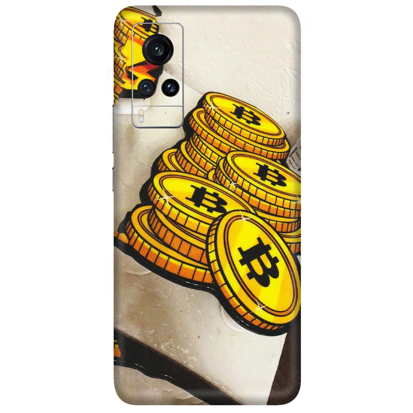 VIVO Z/V/X/T/U/S Series Phone Skins (All Models) - Billionaire Bitcoin Collection - Matte Finish (M-92) Vivo X60