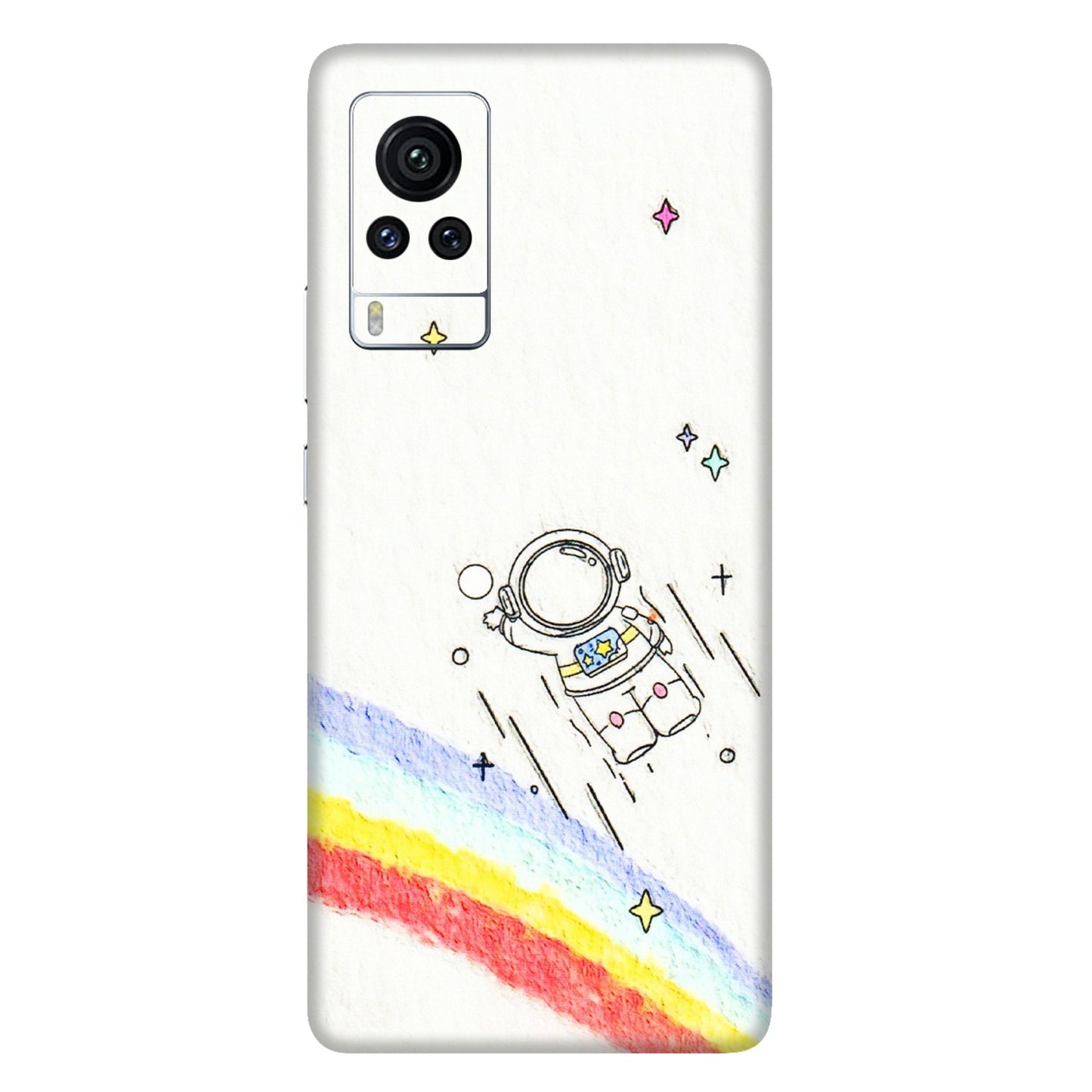 VIVO Z/V/X/T/U/S Series Phone Skins (All Models) - Milkyway Astronaut - 3D Embossed Finish (L-110) Vivo X60 Pro