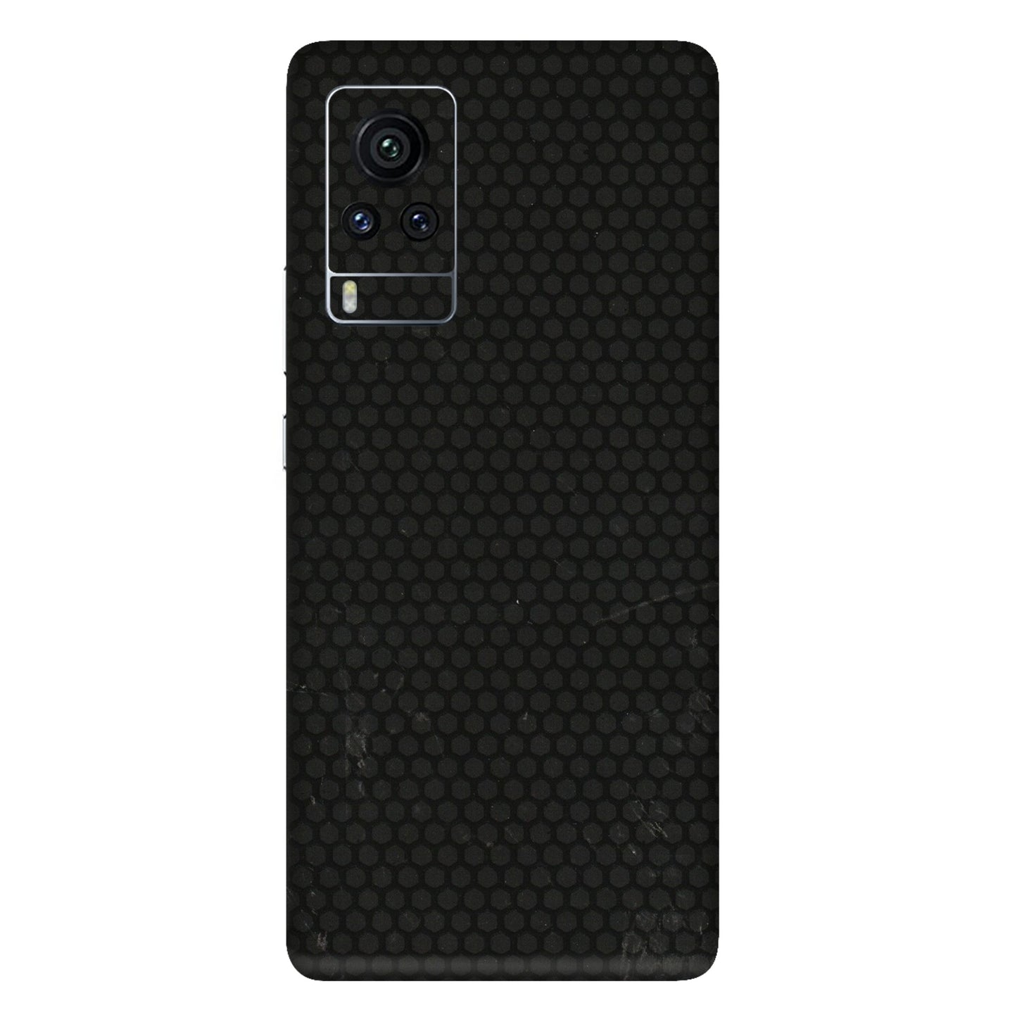 VIVO Z/V/X/T/U/S Series Phone Skins (All Models) - Black honeycomb - 3D Embossed Finish (L-114) Vivo X60 Pro