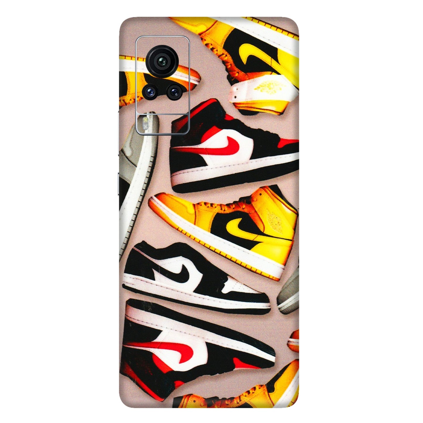 VIVO Z/V/X/T/U/S Series Phone Skins (All Models) - Sneaker Lover - 3D Embossed Finish (L-135) Vivo X60 Pro