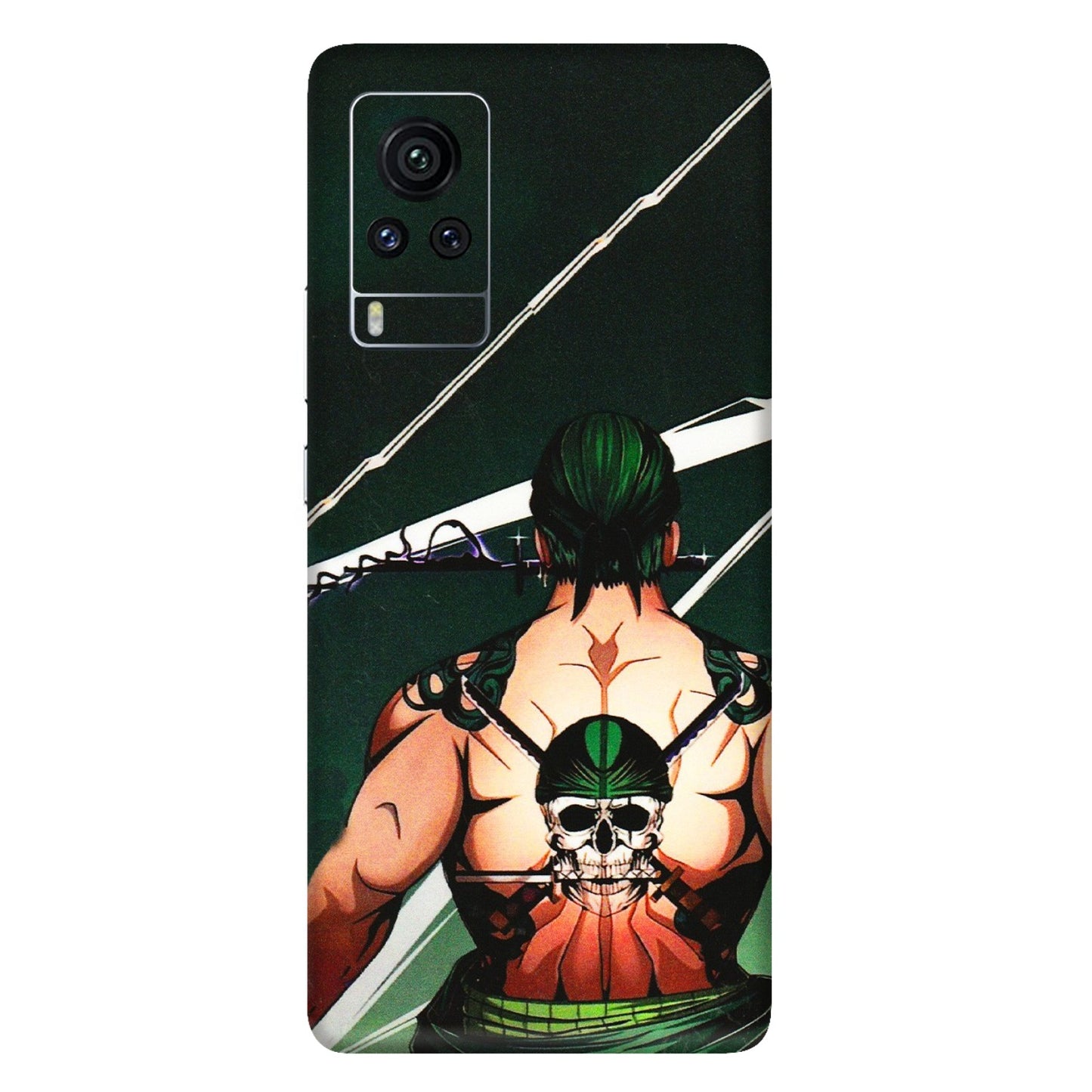 VIVO Z/V/X/T/U/S Series Phone Skins (All Models) - Zoro Anime - 3D Embossed Finish (L-23) Vivo X60 Pro