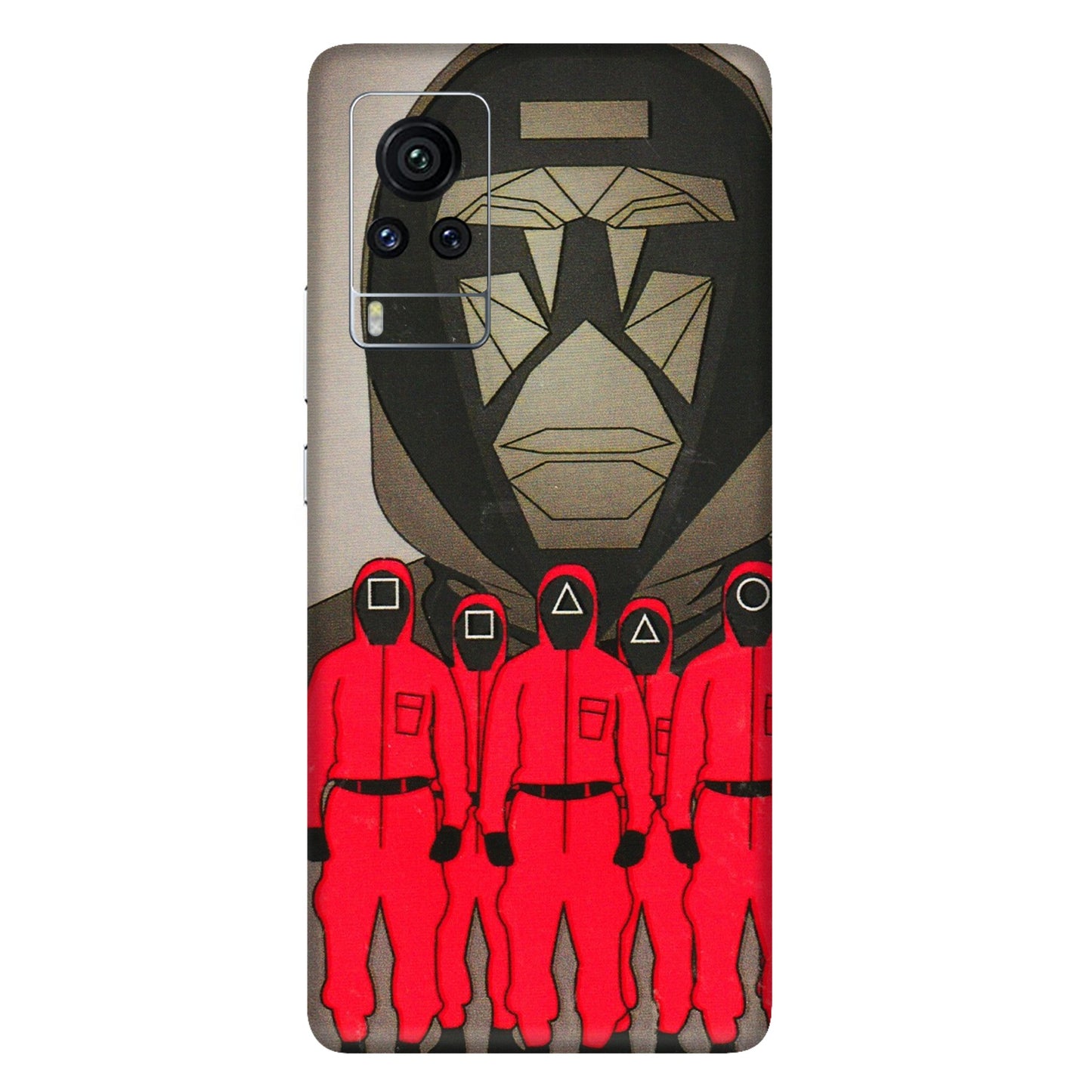 VIVO Z/V/X/T/U/S Series Phone Skins (All Models) - Squid Game Hero - 3D Embossed Finish (L-245) Vivo X60 Pro