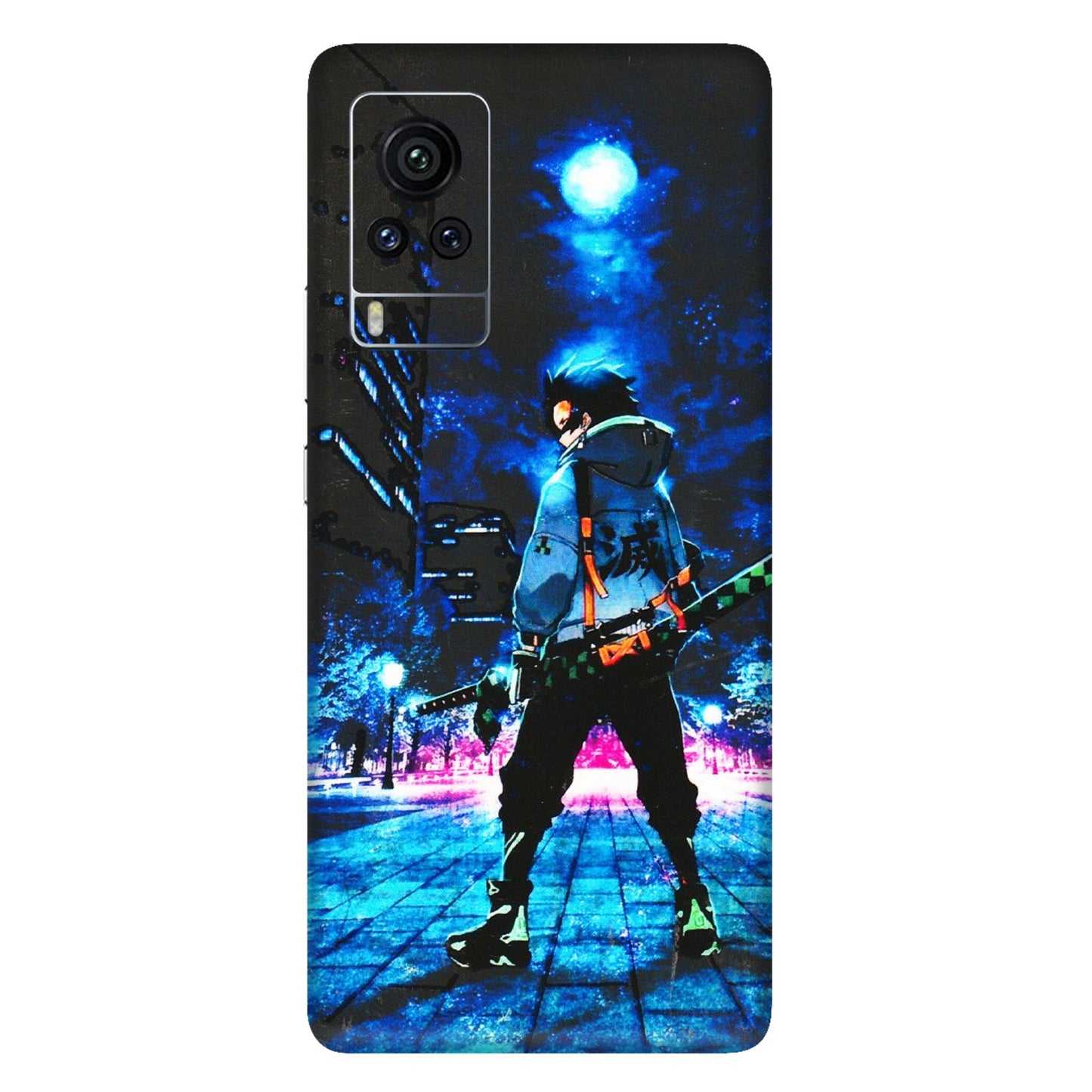 VIVO Z/V/X/T/U/S Series Phone Skins (All Models) - Demon Slayer Sword - 3D Embossed Finish (L-247) Vivo X60 Pro