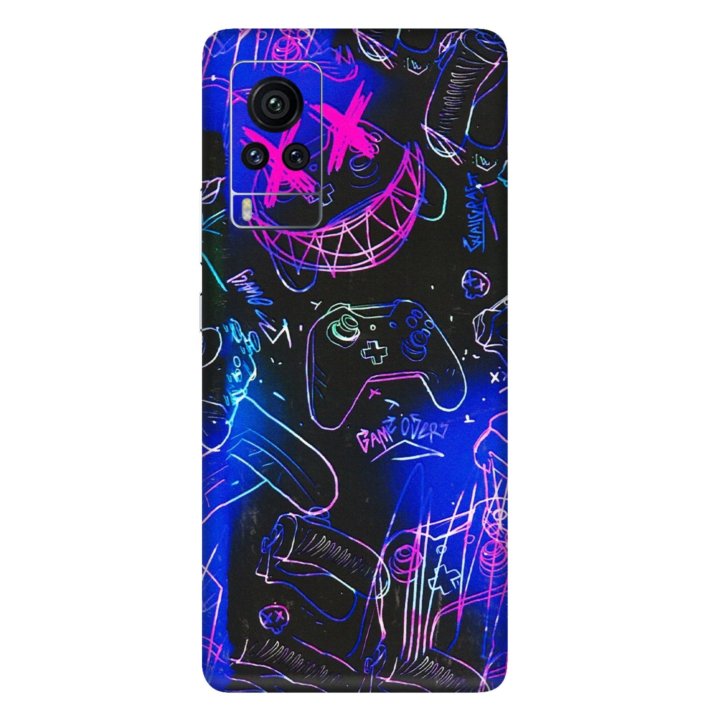 VIVO Z/V/X/T/U/S Series Phone Skins (All Models) - Gamers Paradise - 3D Embossed Finish (L-258) Vivo X60 Pro