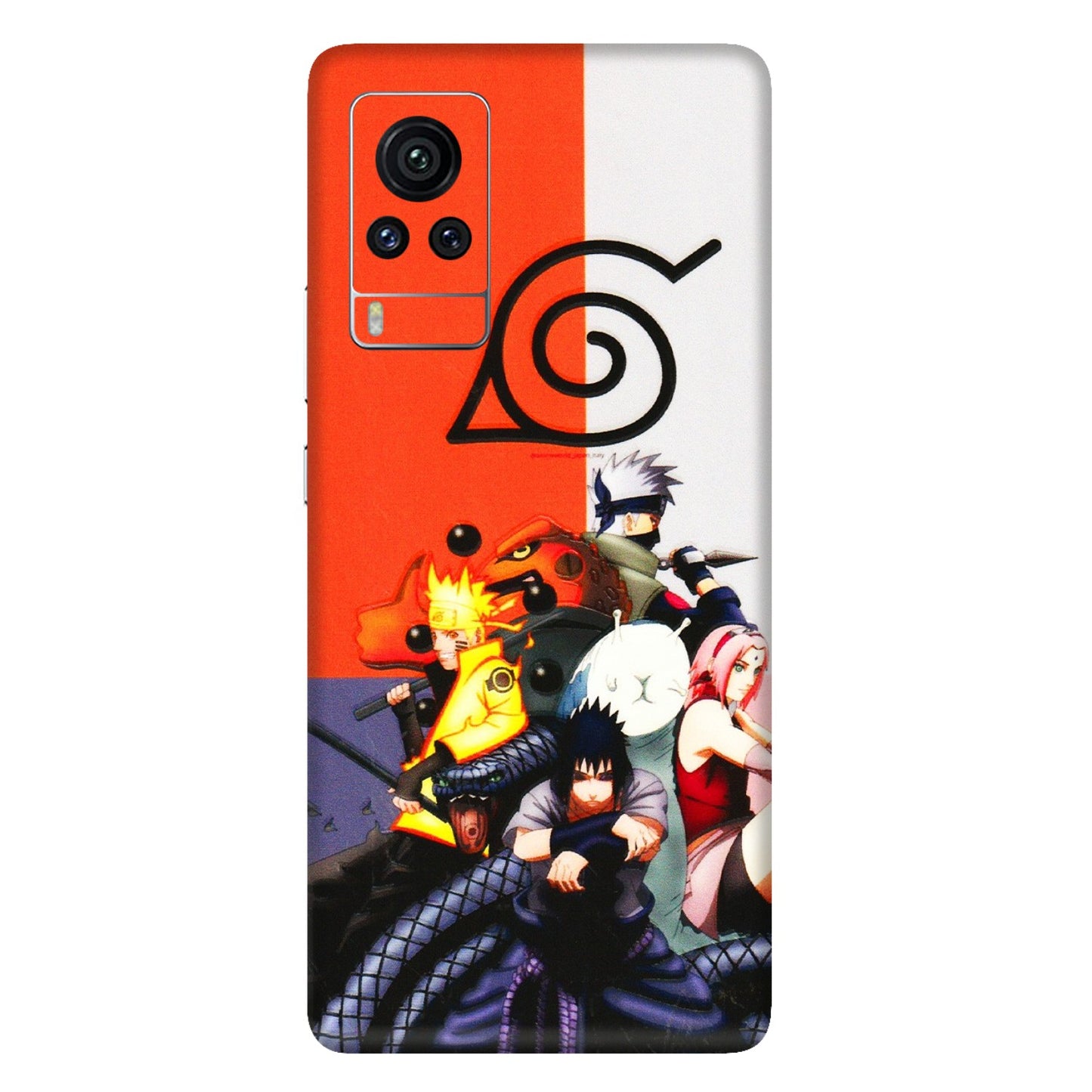 VIVO Z/V/X/T/U/S Series Phone Skins (All Models) - Naruto Final Fight - 3D Embossed Finish (L-33) Vivo X60 Pro